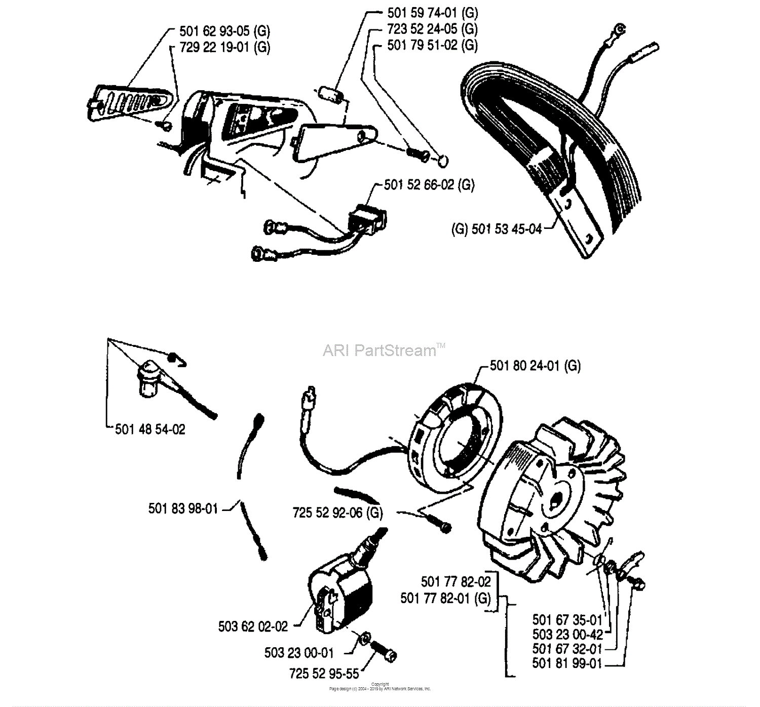 Husqvarna 268 1990 05 Parts Diagram For Ignitionflywheel 6731