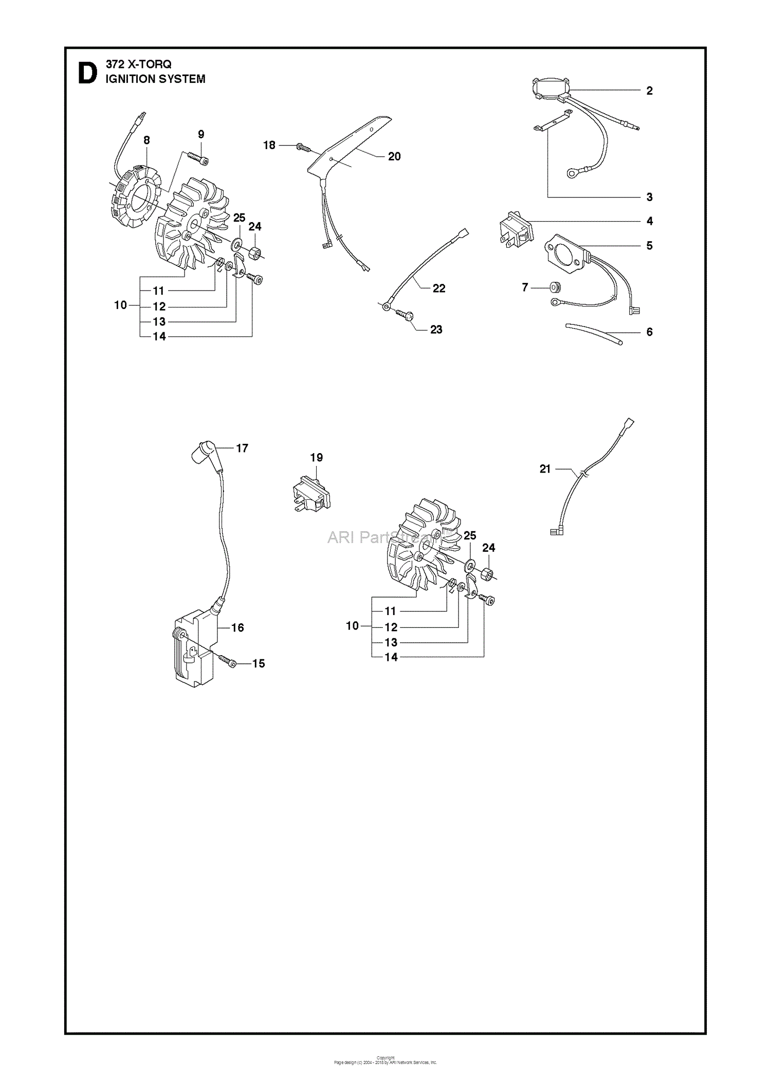 Husqvarna 372 XP X-TORQ (2013-09) Parts Diagram for ... 7 3 fuel filter diagram 