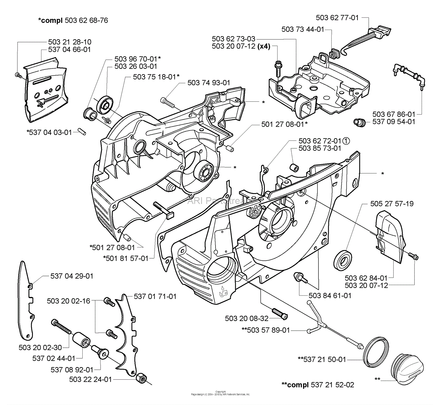 Husqvarna 372xp Parts Diagram