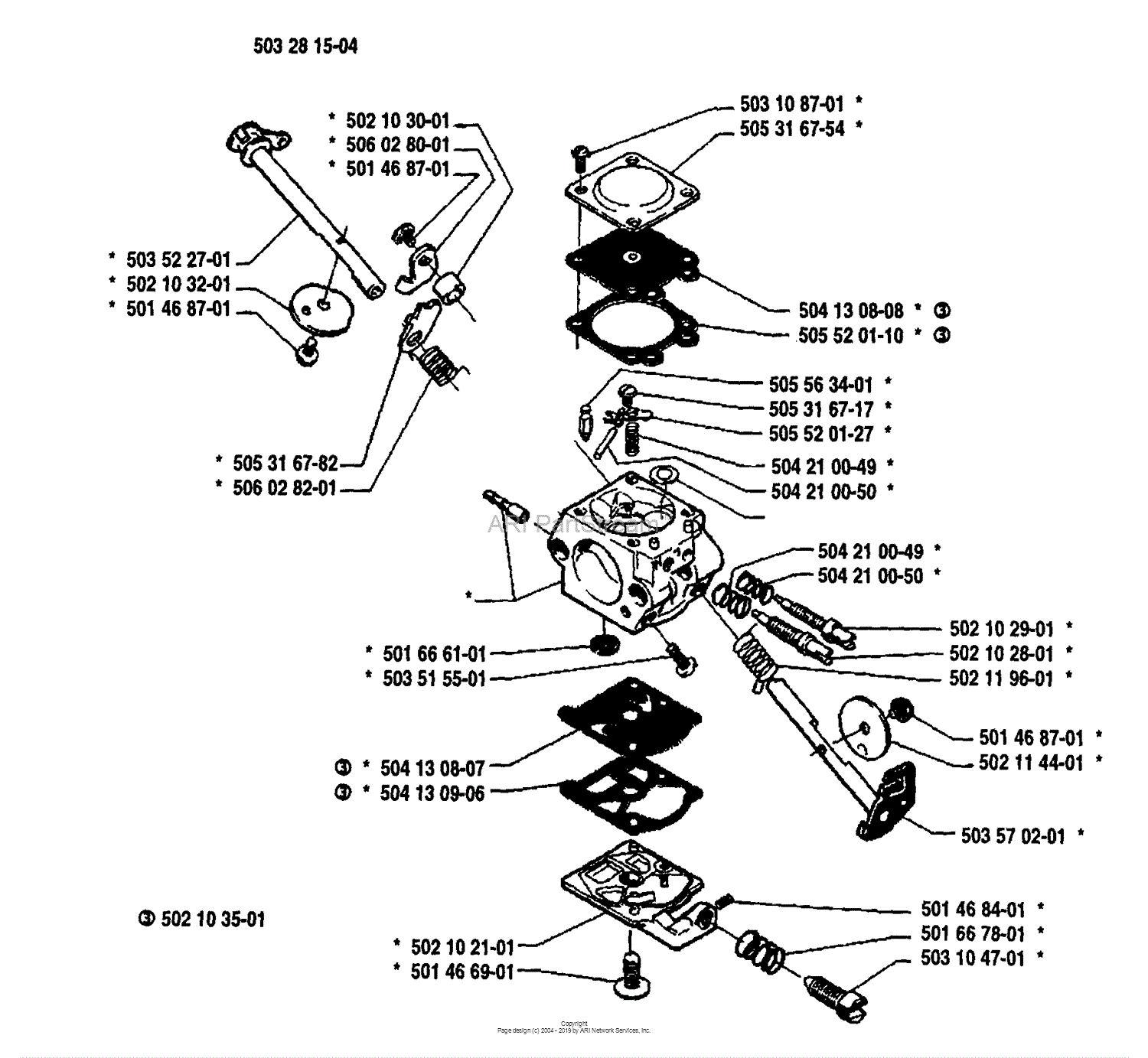Husqvarna Parts Diagram For Carburetor Parts Walbro Wt