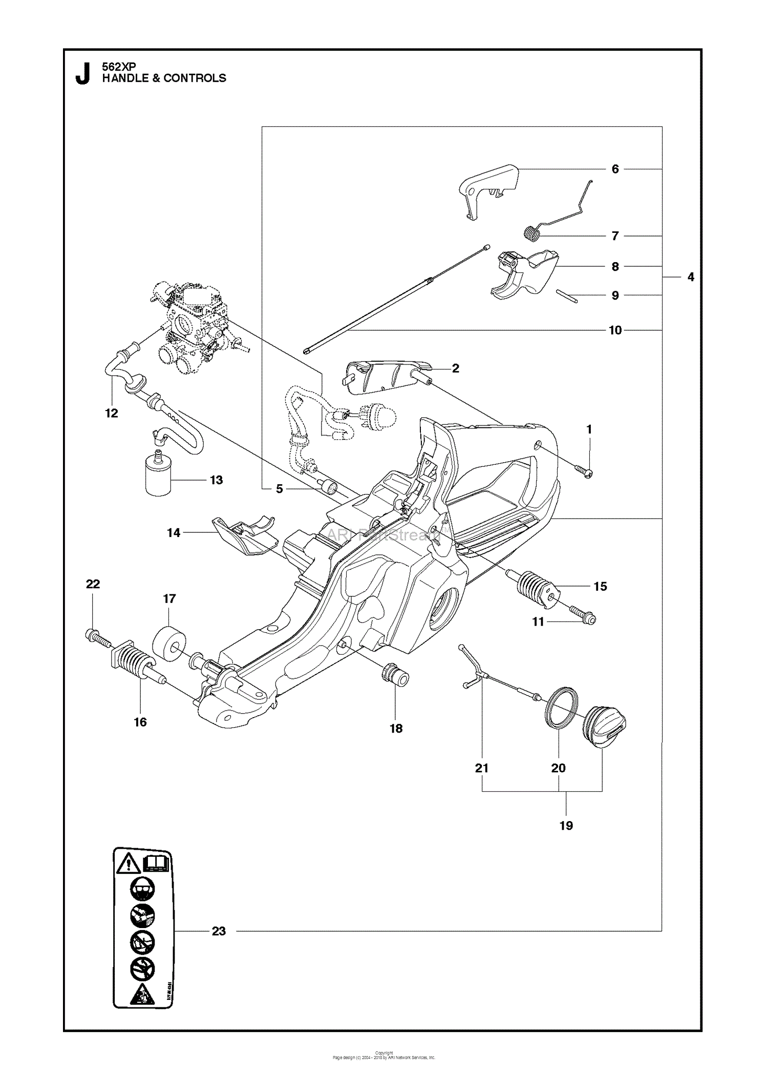 Husqvarna 562xp Parts Diagram