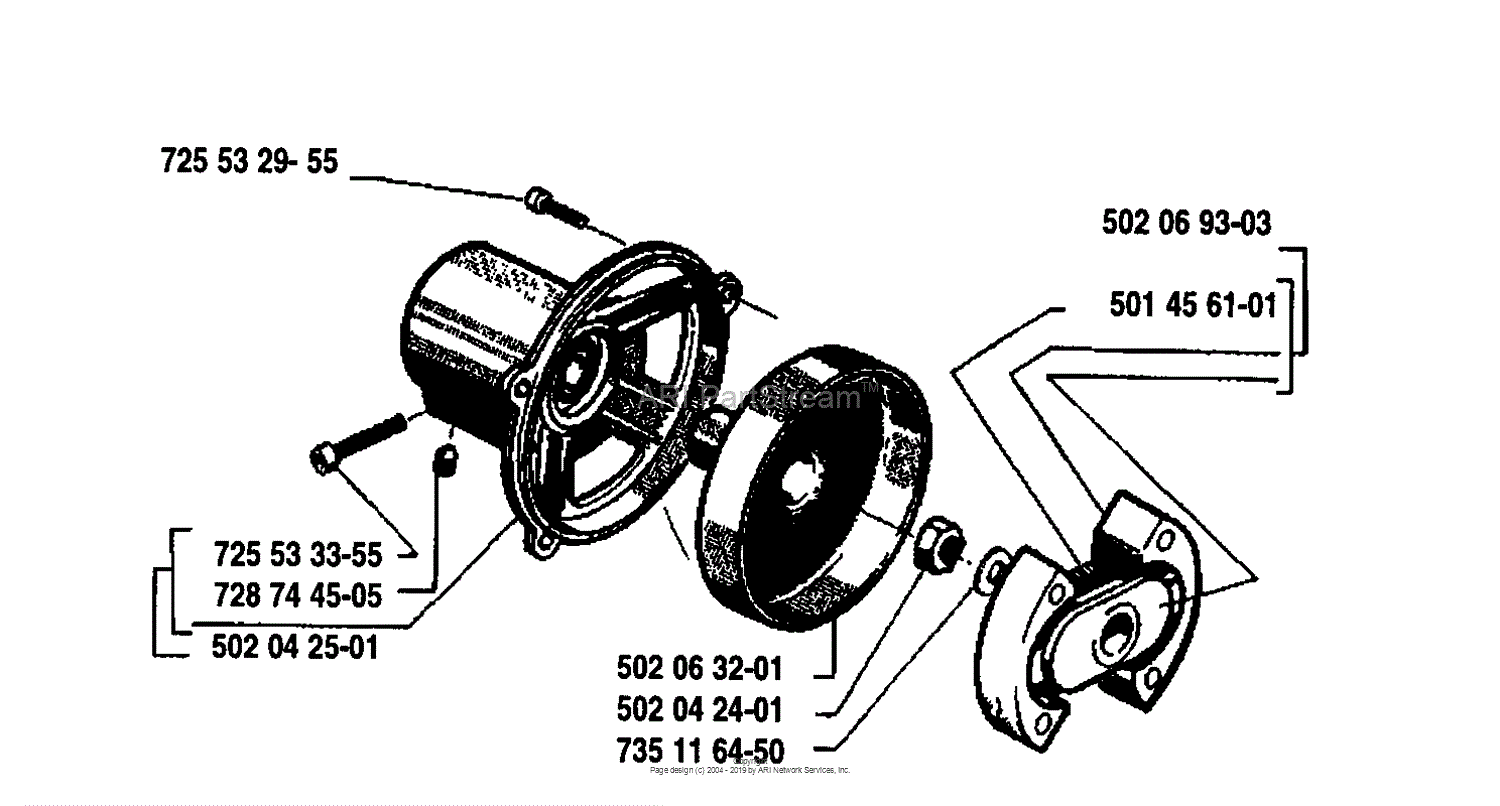 Husqvarna 244 RX (1983-02) Parts Diagram for Crankcase