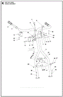 Husqvarna Soff-Cut 4000 Parts Diagram for Handle Assembly