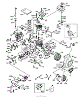 Husqvarna Tec (1997-04) Parts Diagram for Tecumseh 4-Cycle Snowking ...