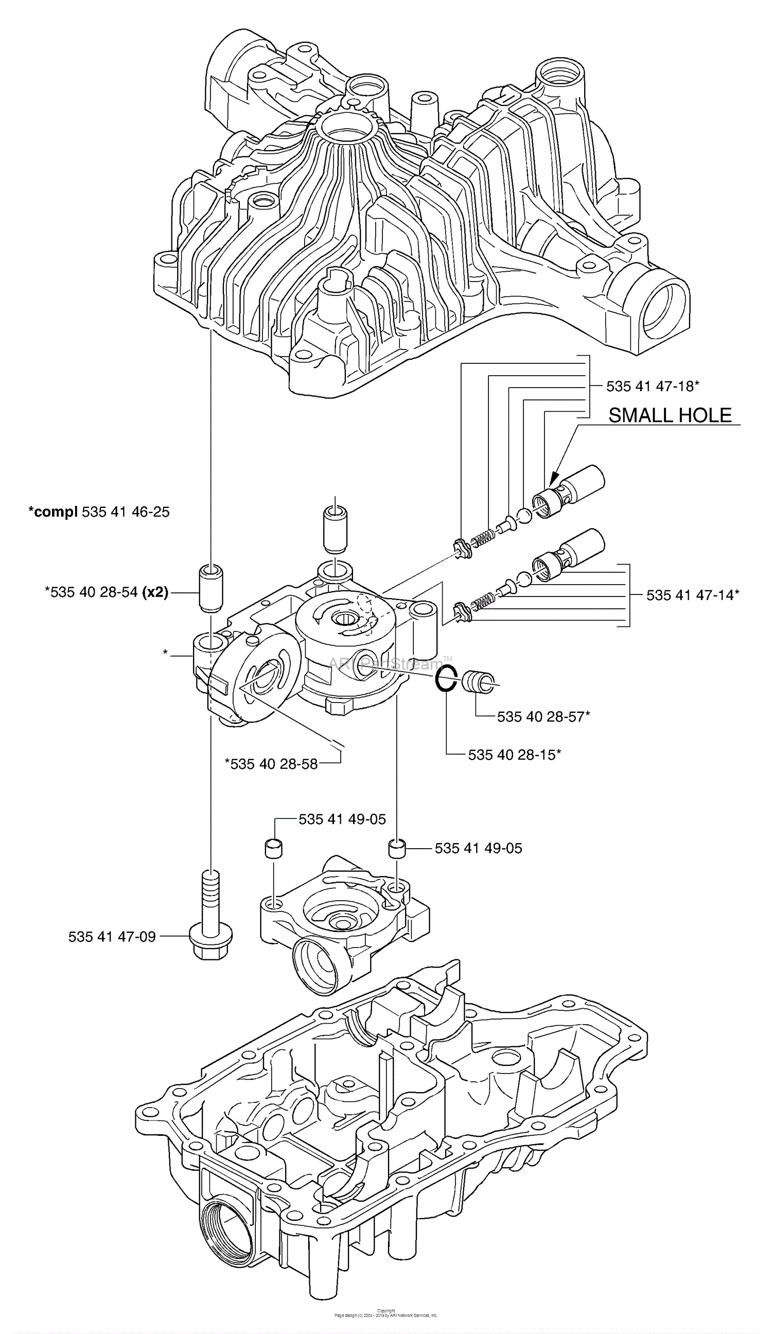 Transaxle garages