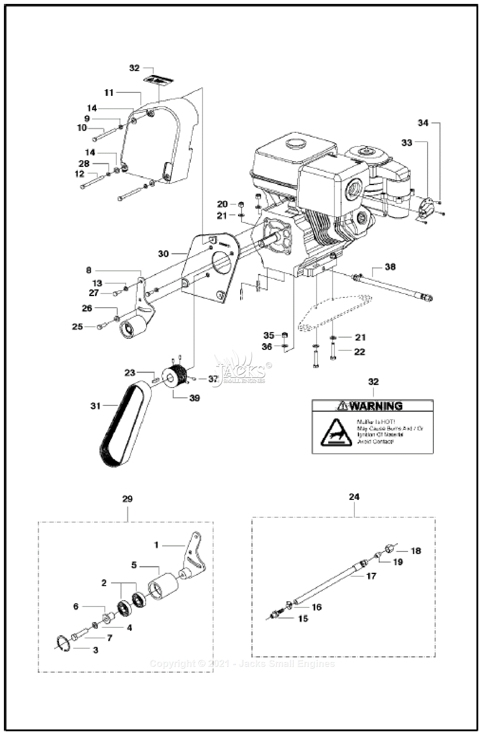 Water Tank Assembly for FS413 & FS500 Saws