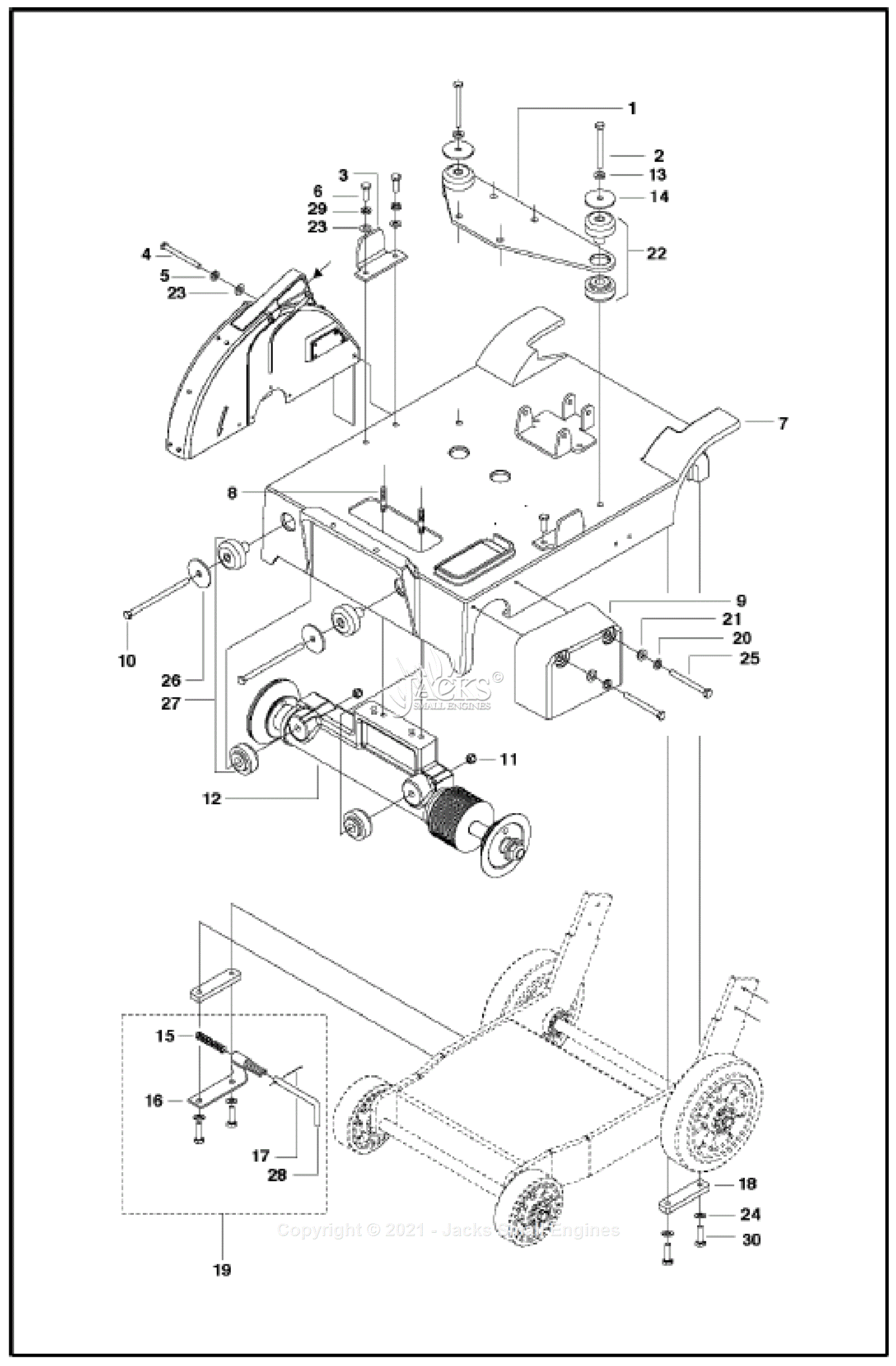 Water Tank Assembly for FS413 & FS500 Saws