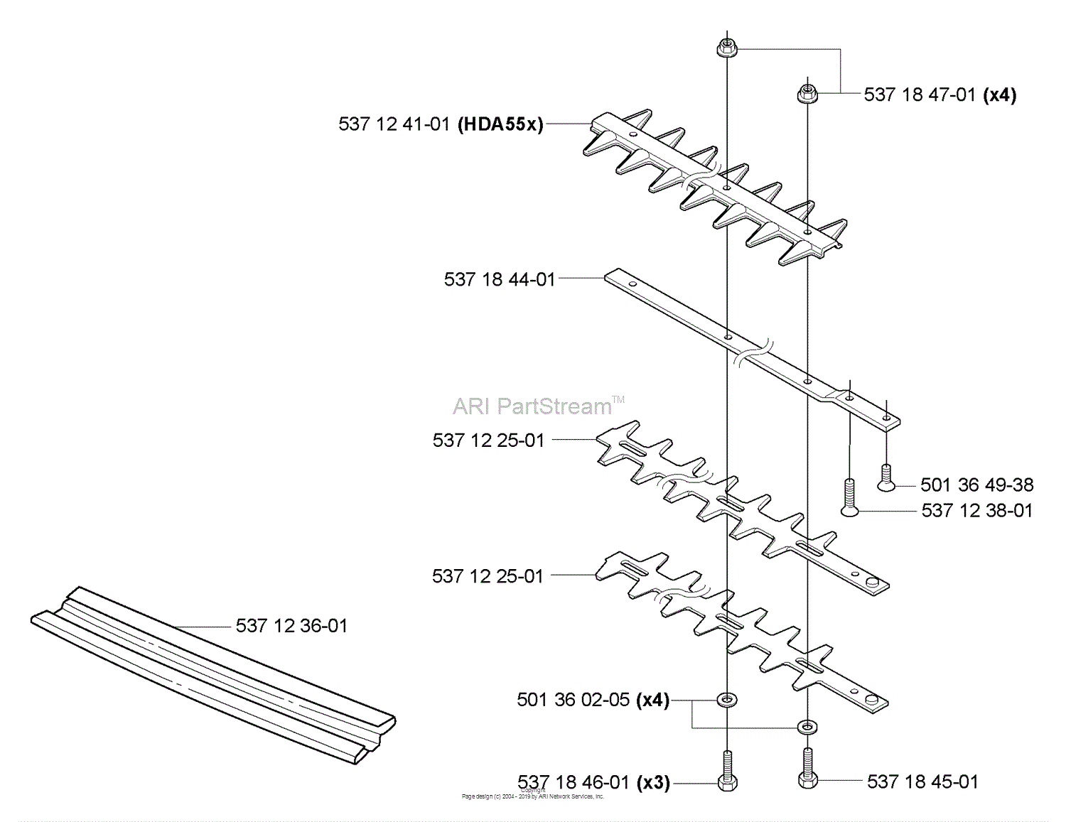 Husqvarna 325 He 3x (2005-02) Parts Diagram For Cutters