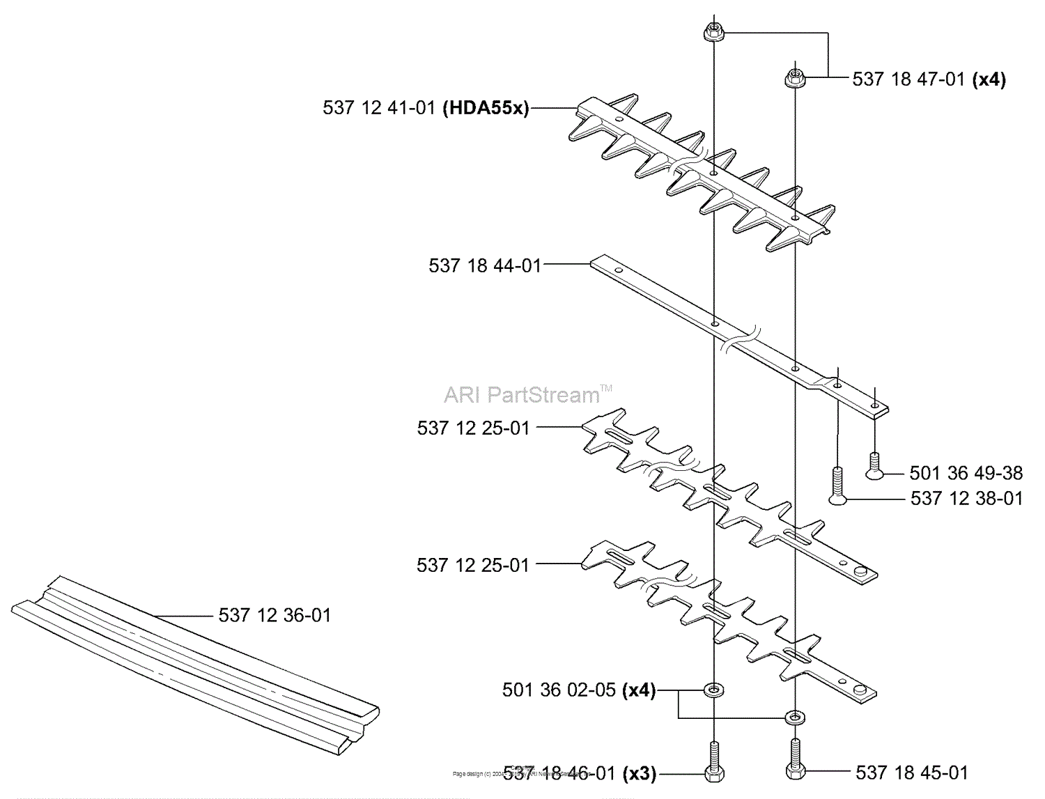 husqvarna ha110 hedge trimmer attachment