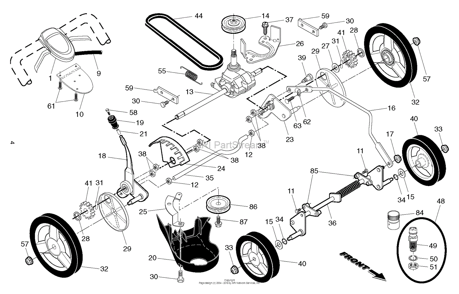 Husqvarna HU700H - 96145002302 (2015-01) Parts Diagrams