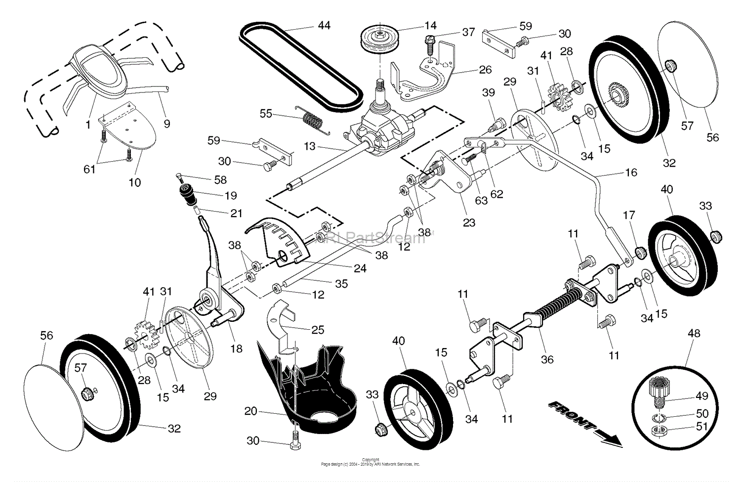 Husqvarna Hu625awd Parts Diagram