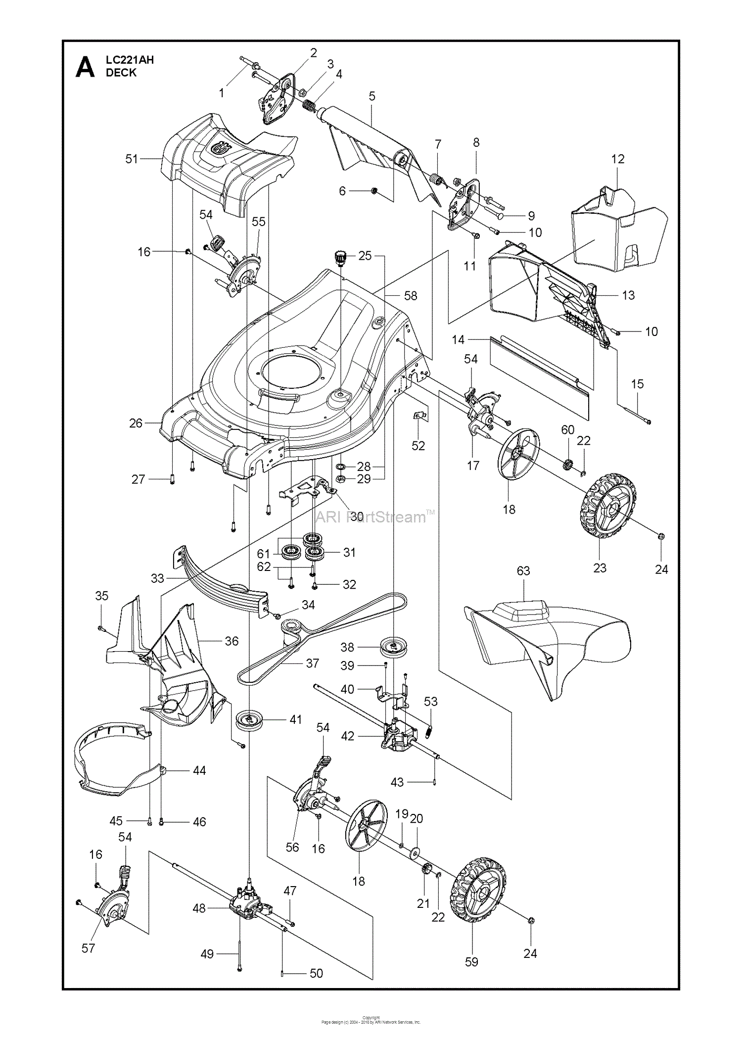 Husqvarna Lawn Mower Parts Diagram Free Wiring Diagram