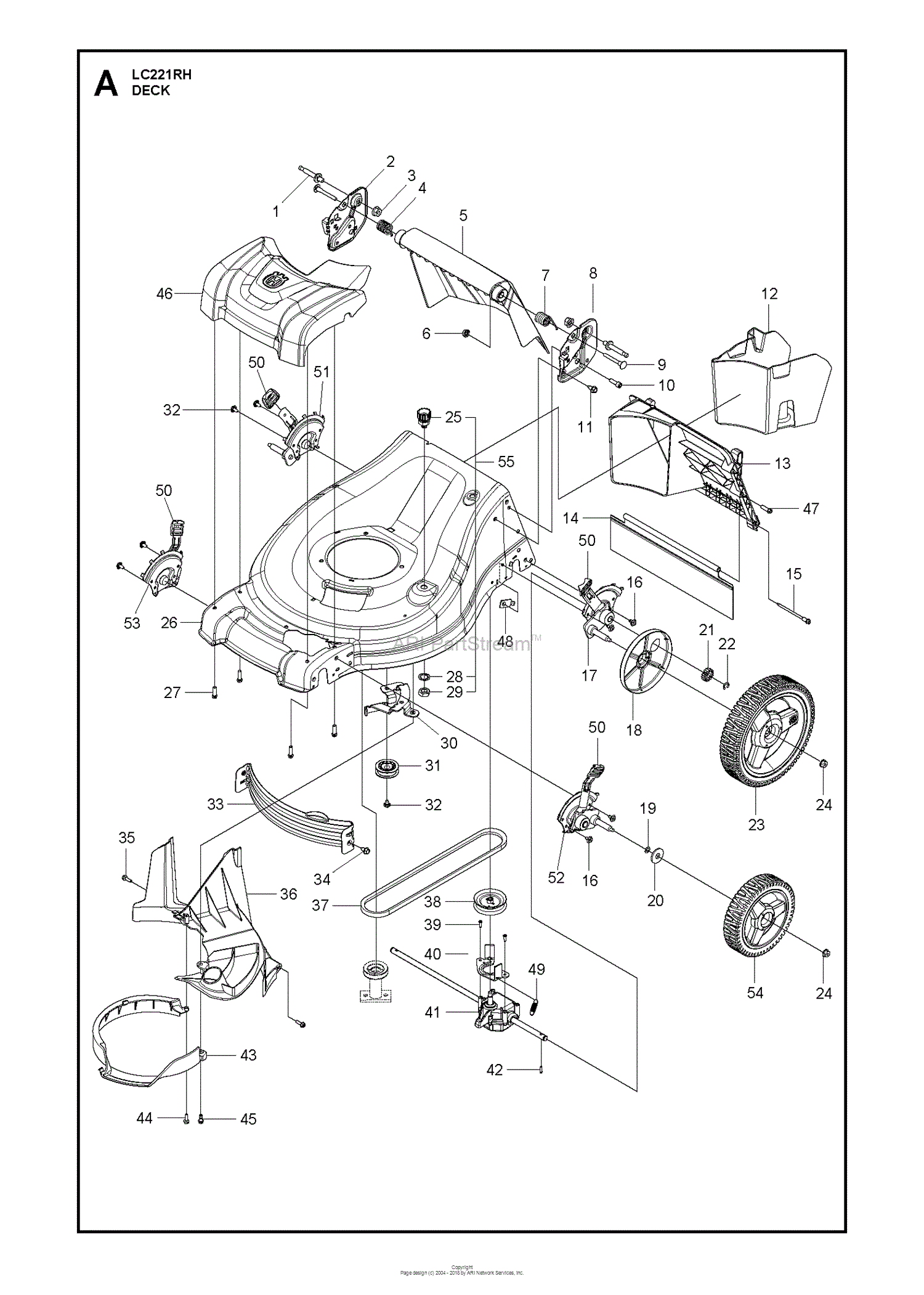 Husqvarna Lawn Mower Lc221a Parts Diagram Pdf
