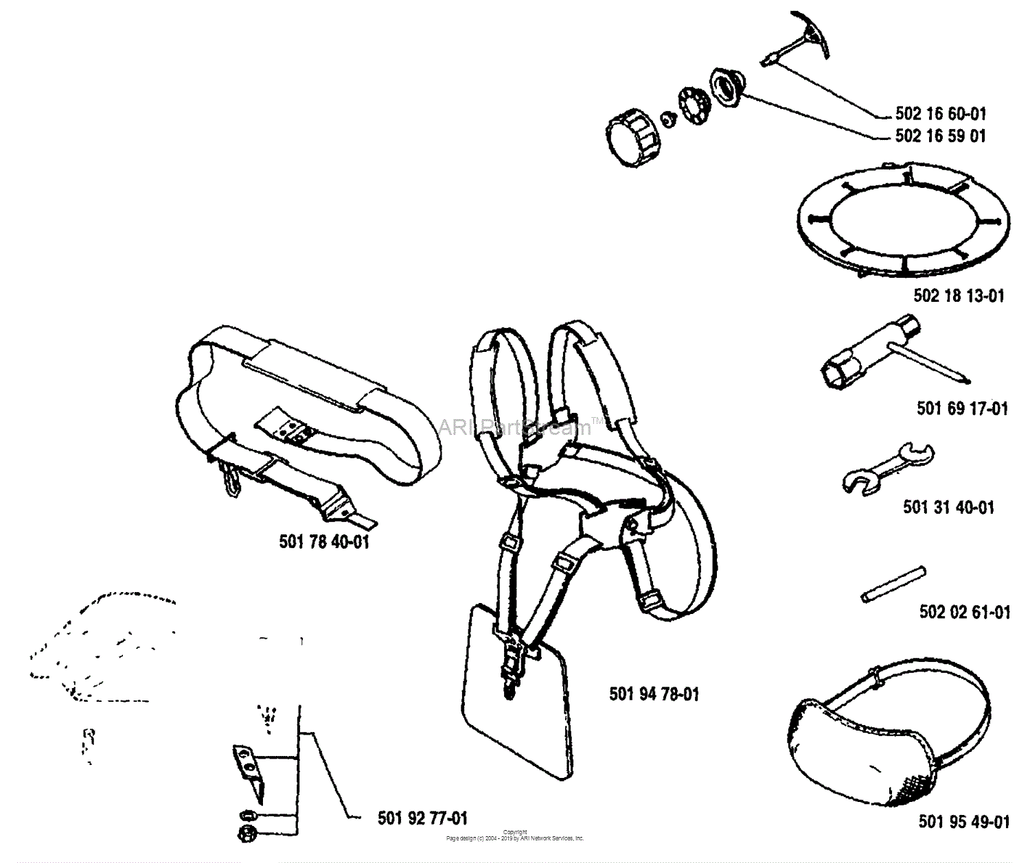 Husqvarna 25 R (1988-01) Parts Diagram for Accessories