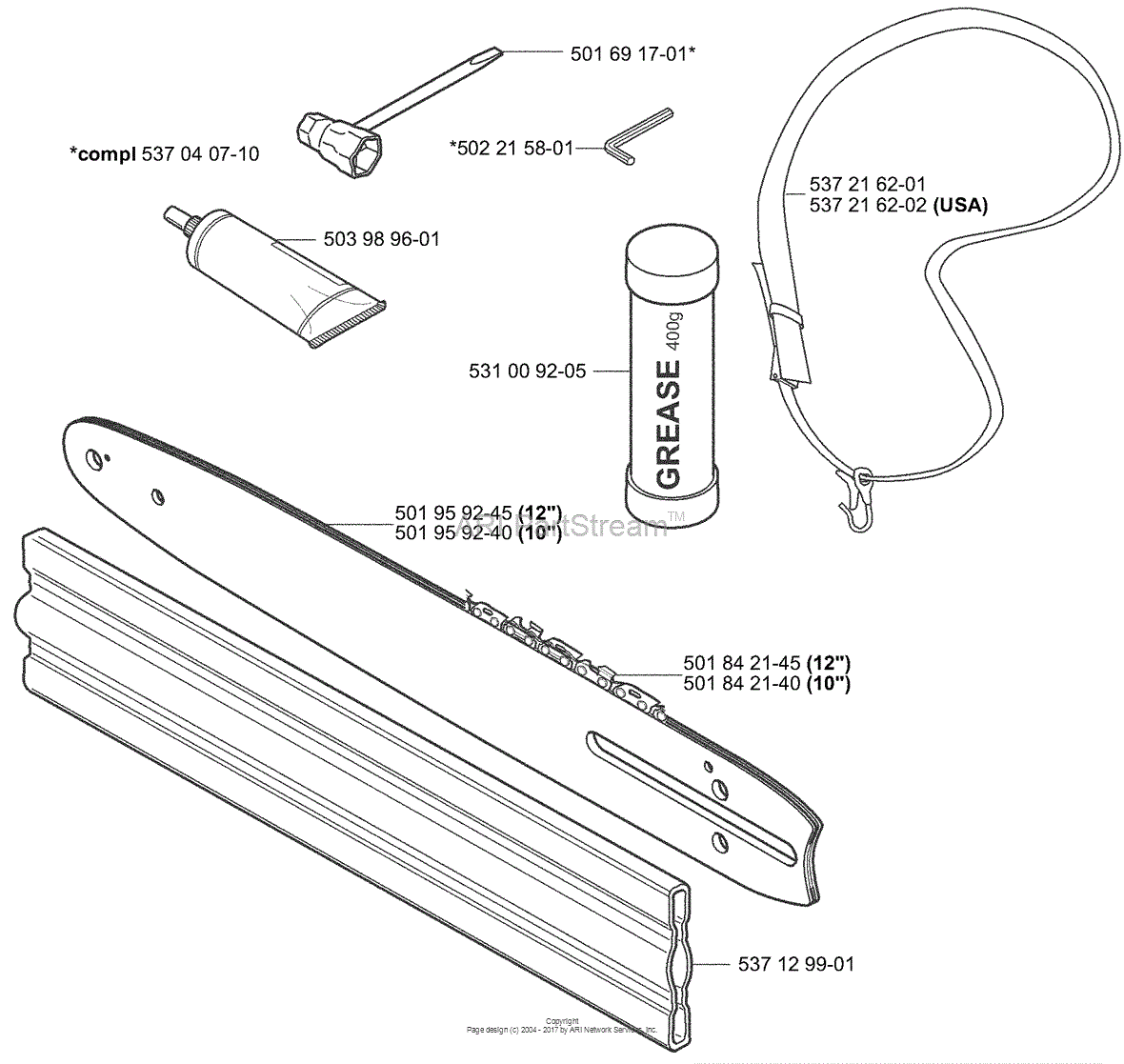 Husqvarna 326 P5X (2004-06) Parts Diagram for *Accessories husqvarna 55 chainsaw engine diagrams 