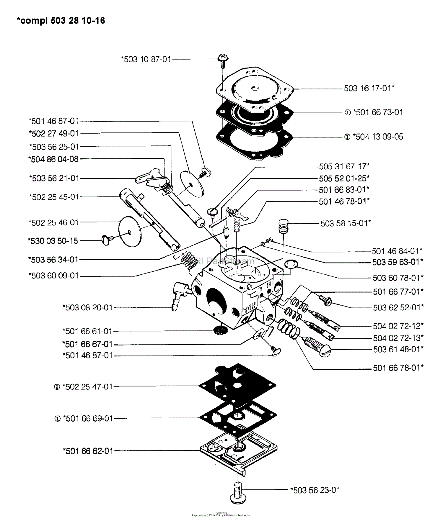 walbro carburetor diagrams