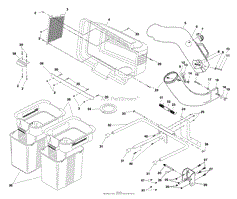 Craftsman grass deals catcher parts