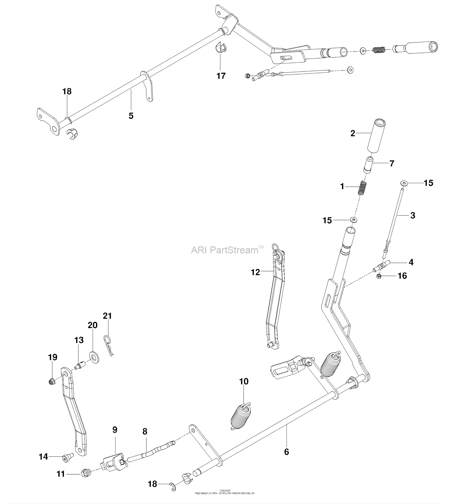 Husqvarna Ez Bf Parts Diagram For Brake Lift