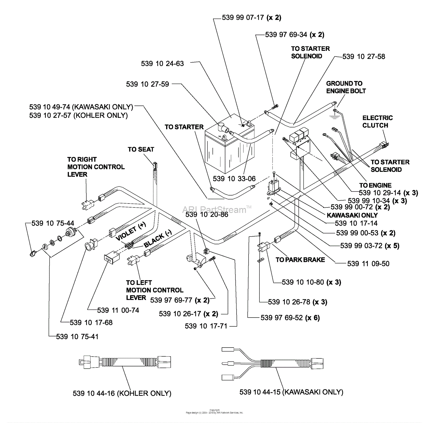 Husqvarna iZ 4817 TSKAA (968999255) (2005-12) Parts Diagram for 