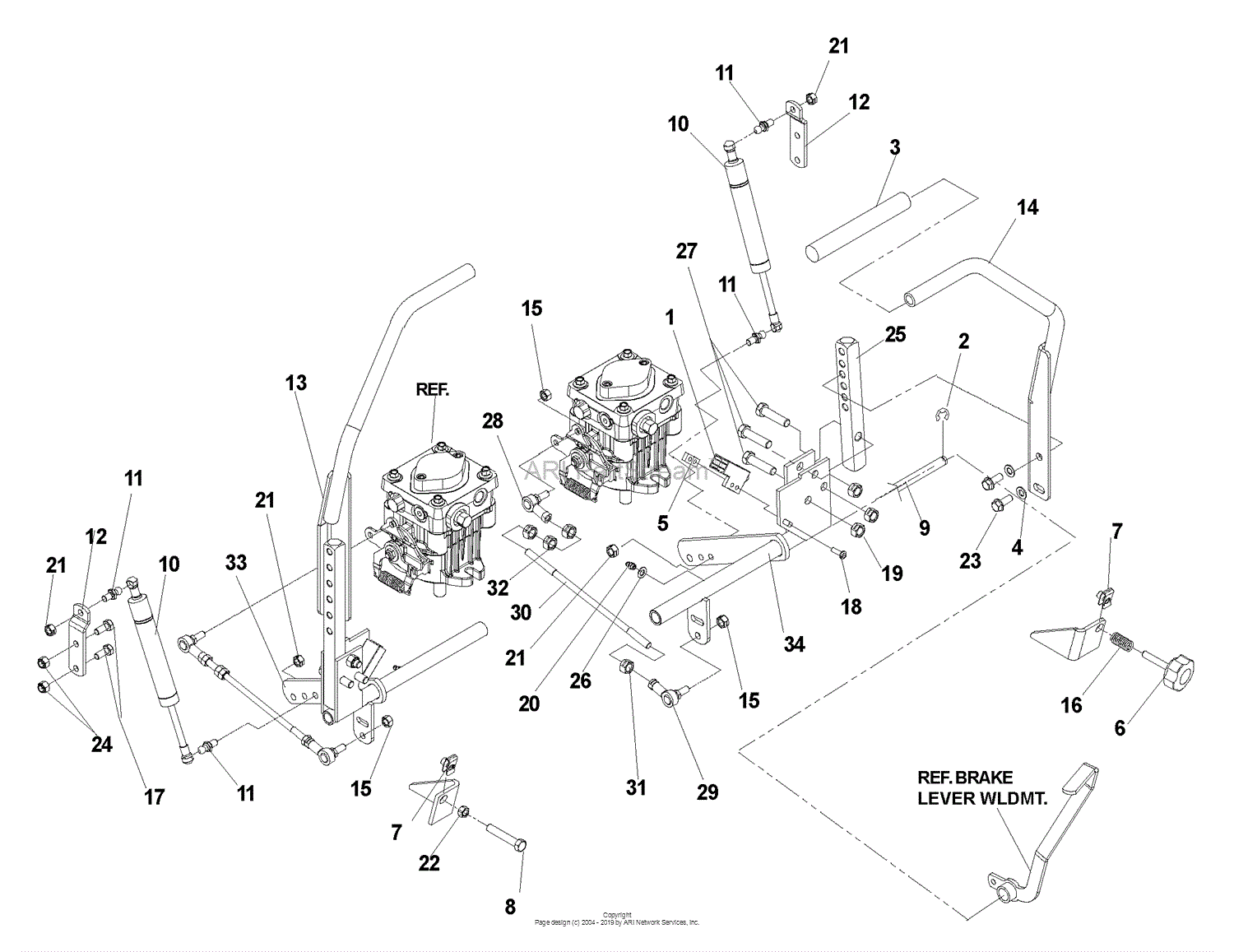 Husqvarna iZ 4817 TSKAA (968999255) (2006-08) Parts Diagram for Motion ...