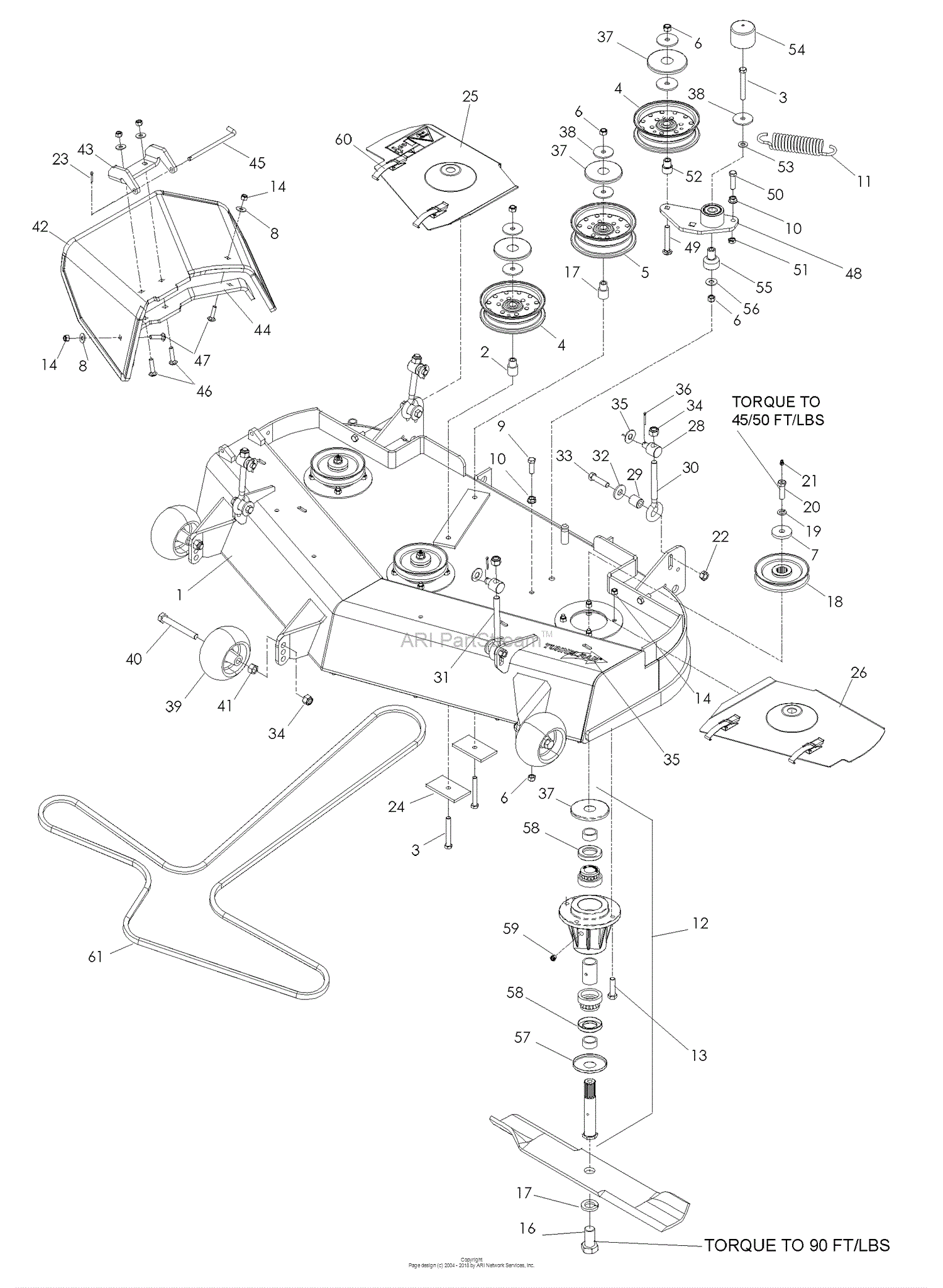 Husqvarna iZ 4819 (968999704) (2007-09) Parts Diagram for 48