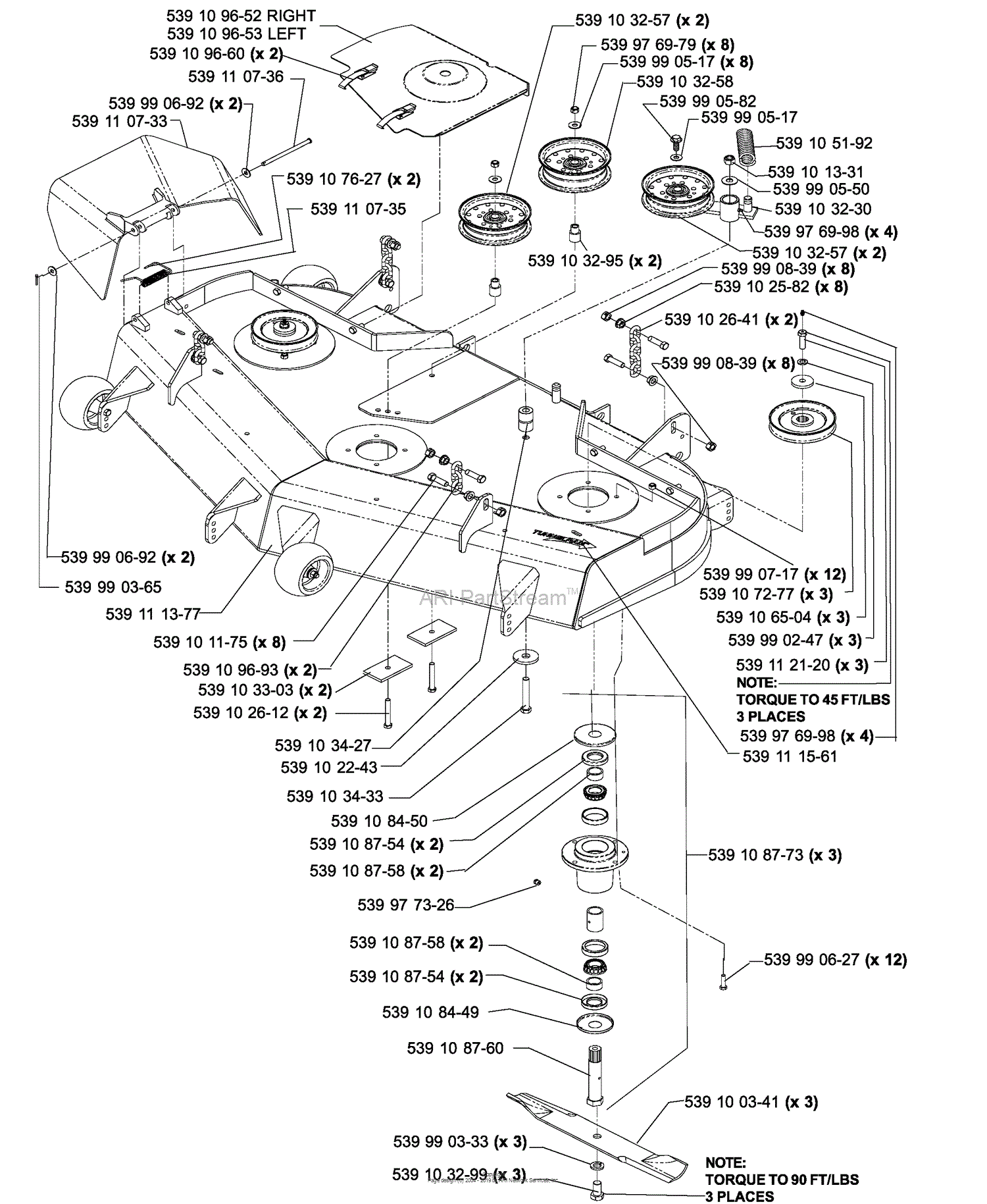 Husqvarna iZ 5221 TKAA (968999305) (2005-12) Parts Diagram for Mower ...