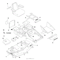 Husqvarna iZ 5223 KAA (968999207) (2004-08) Parts Diagram for Decals