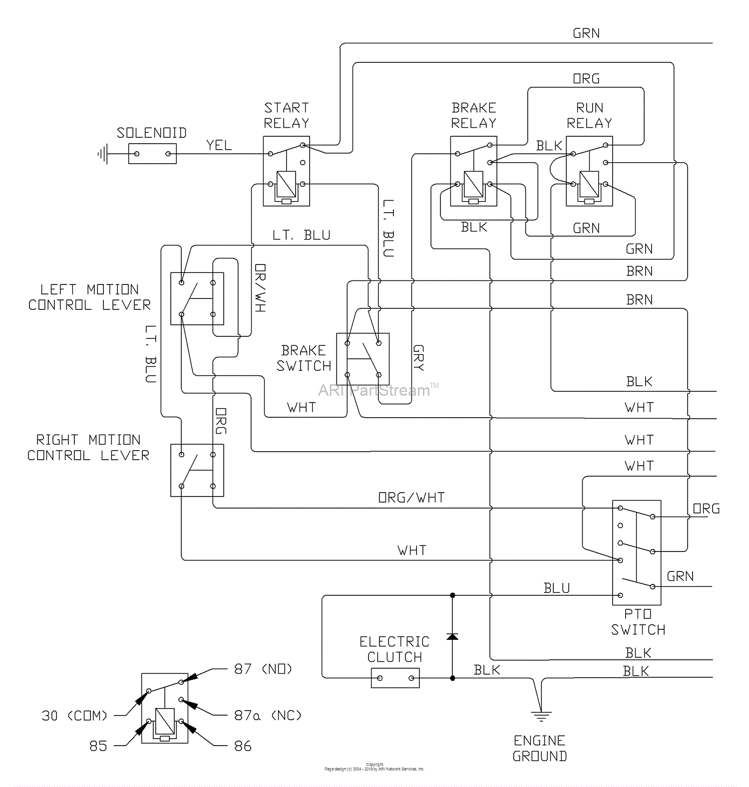 Husqvarna iZ 5224 TLKAO (2006-02) Parts Diagram for Wiring Diagram (Part 1)