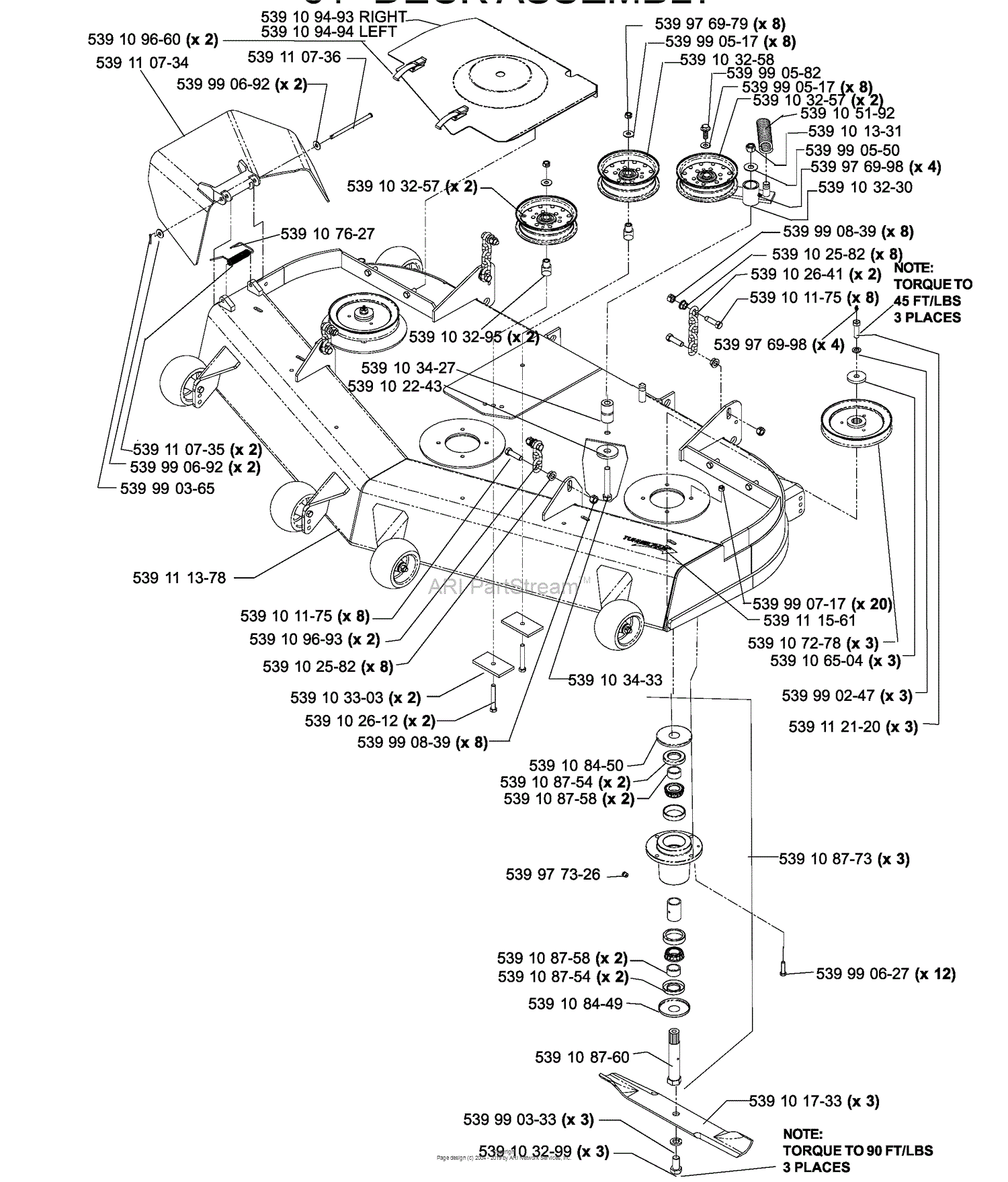 Husqvarna iZ 6123 TKAA (968999259) (2005-08) Parts Diagram for 61