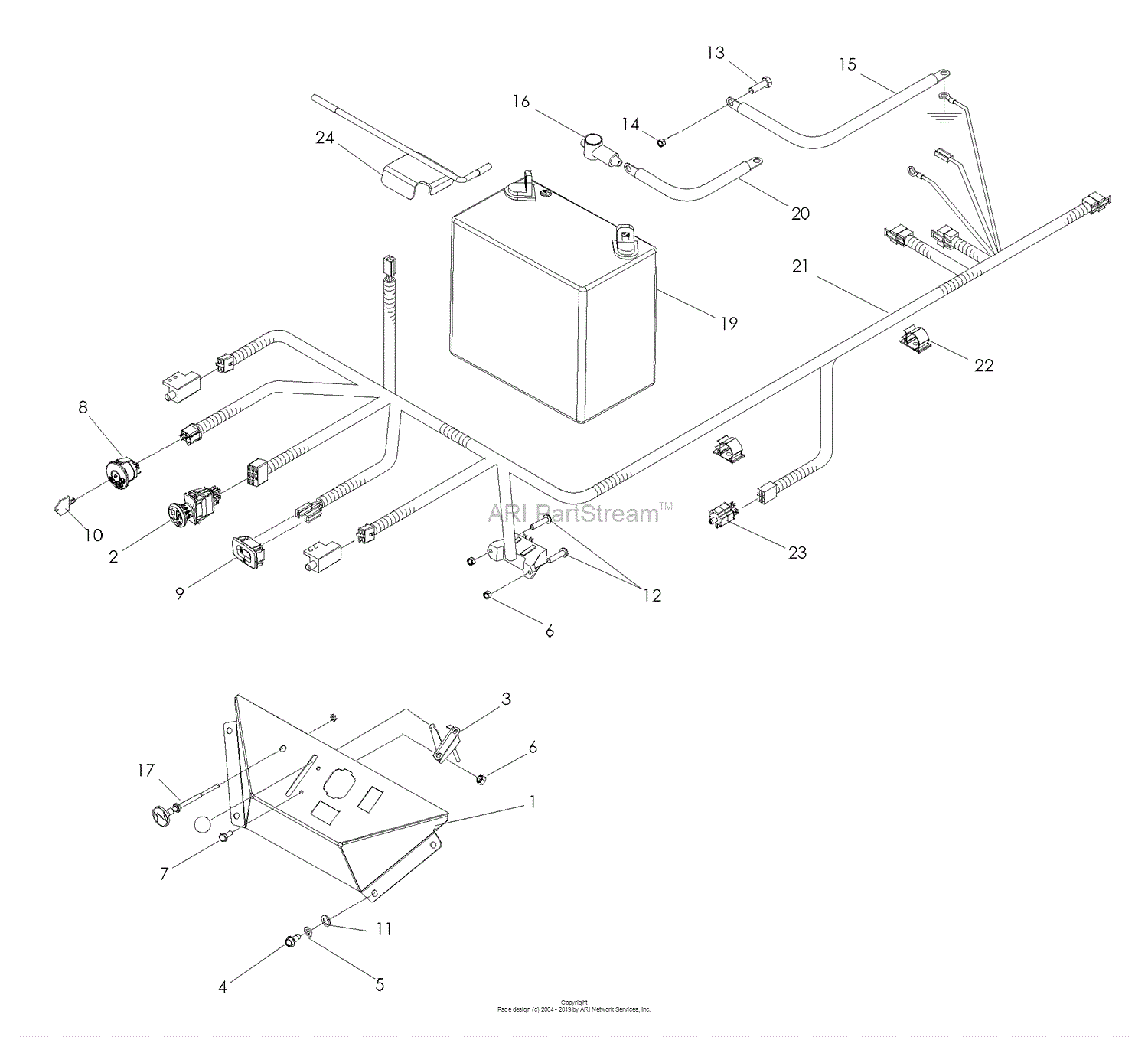 Husqvarna iZ 6125 (968999708) (2007-09) Parts Diagram for Ignition System