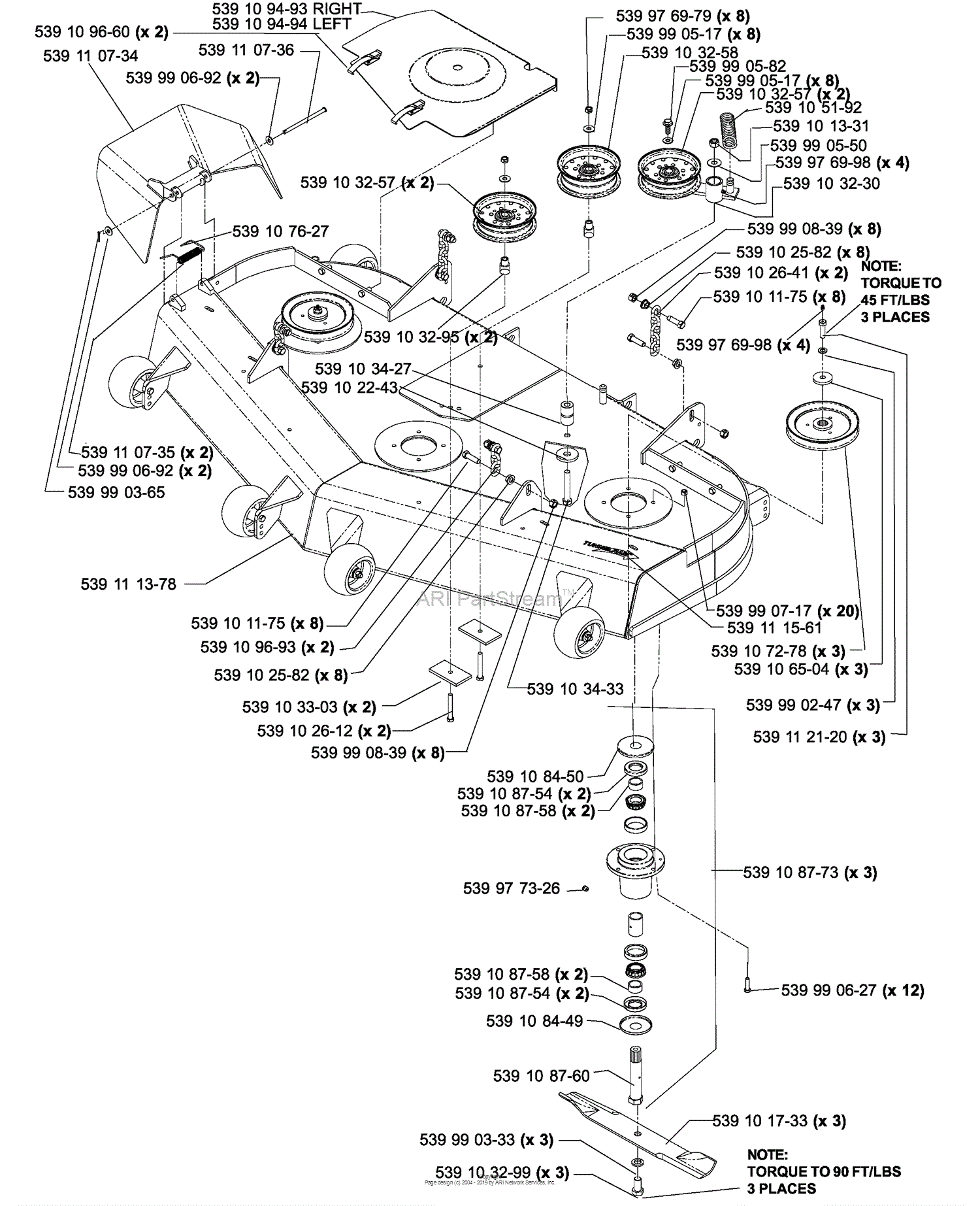 Husqvarna iZ 6125 TKOA (968999308) (2005-12) Parts Diagram for Mower ...