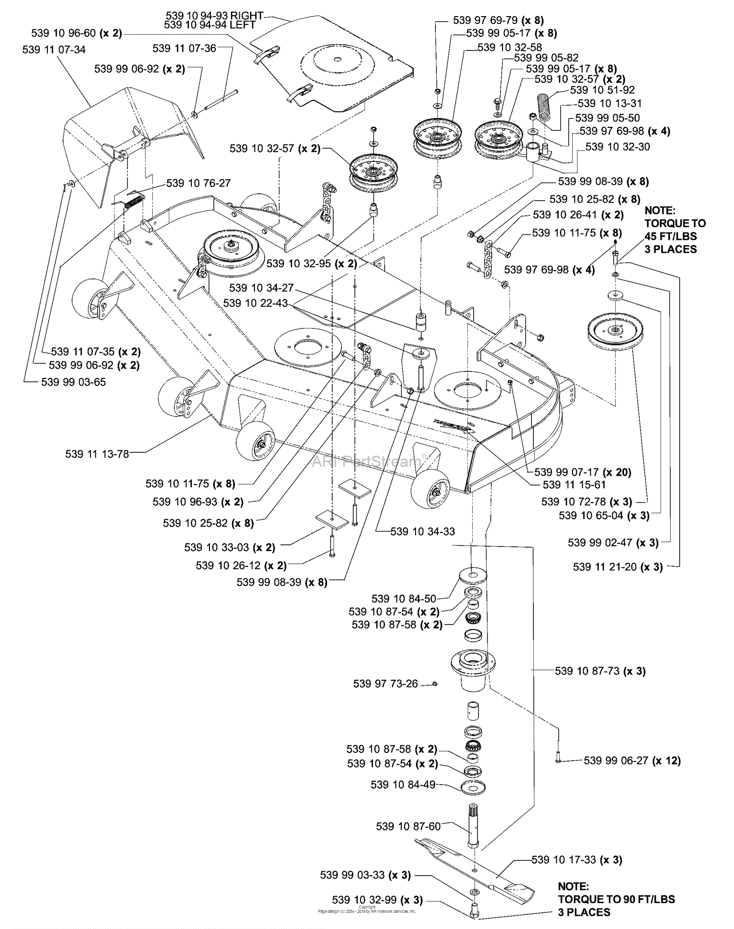 Husqvarna LZ 6125 TKAA (968999372) (2006-04) Parts Diagram for 61 ...