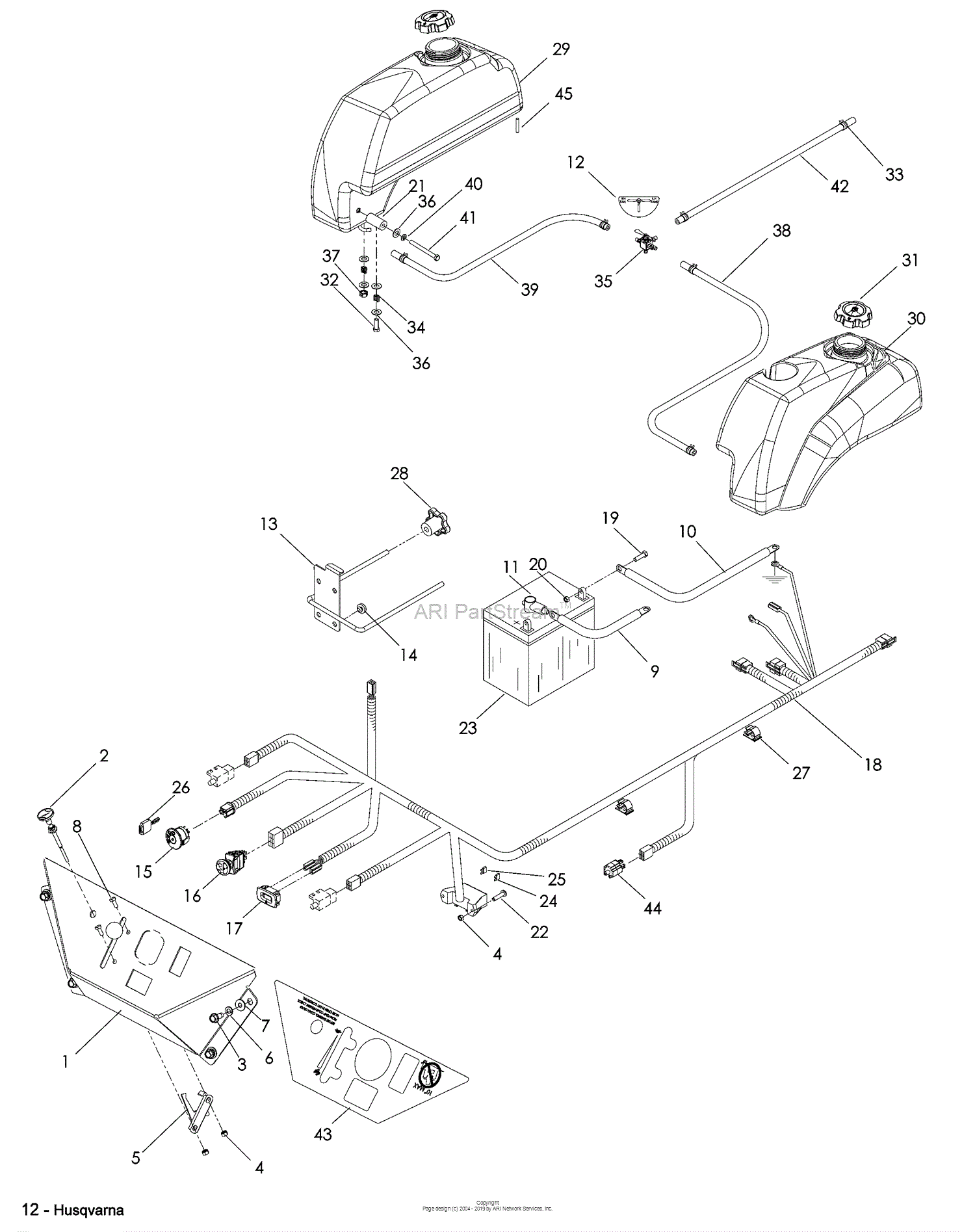 Husqvarna LZ 6127 968999709 2008 12 Parts Diagram for Ignition