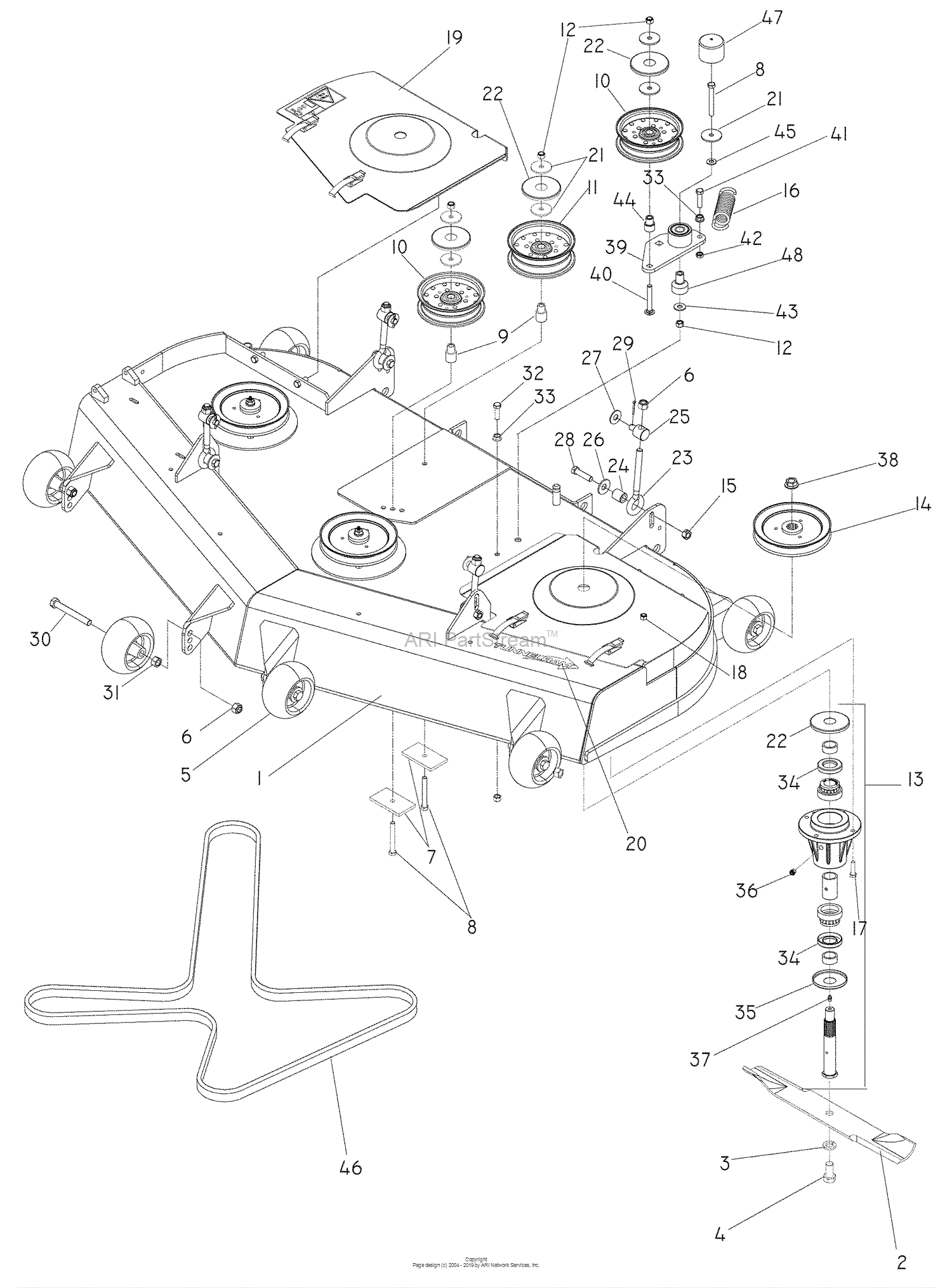 Husqvarna LZ 6130 C (968999752) (2007-12) Parts Diagram for 61