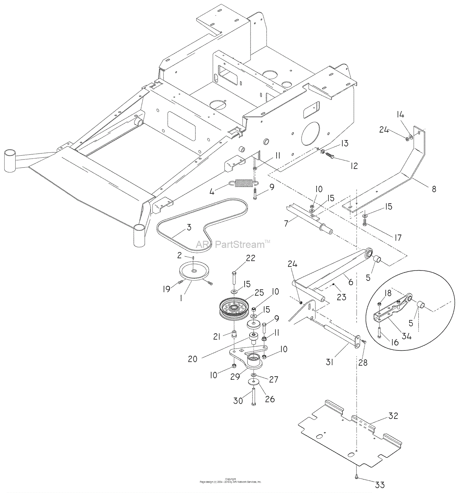 Husqvarna LZ 6130 C (968999752) (2007-12) Parts Diagram for Hydro ...