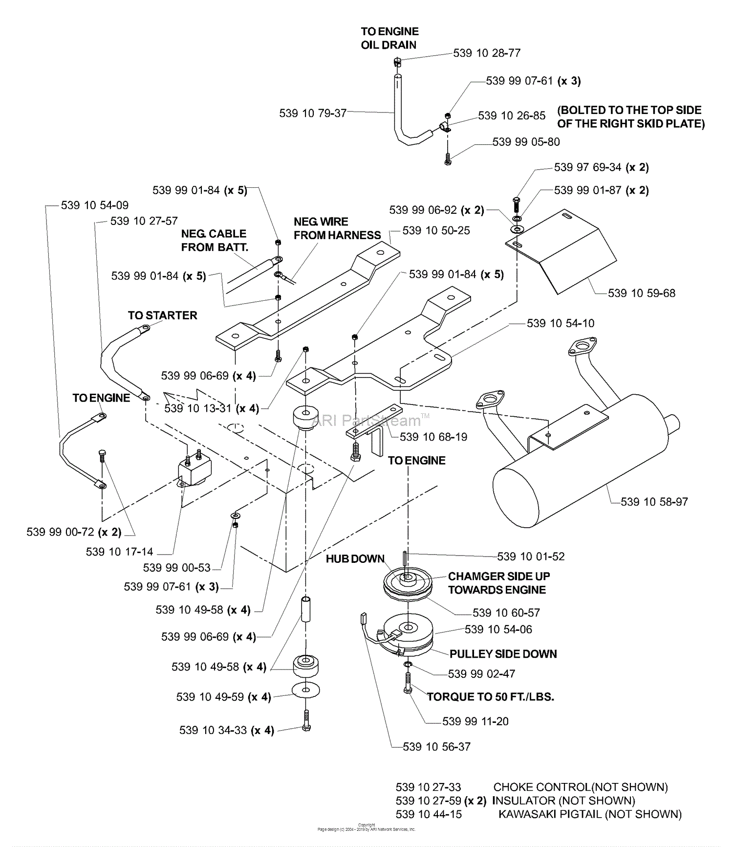 Husqvarna LZ 7227 KOA (968999272) (2005-08) Parts Diagram for Kawasaki ...