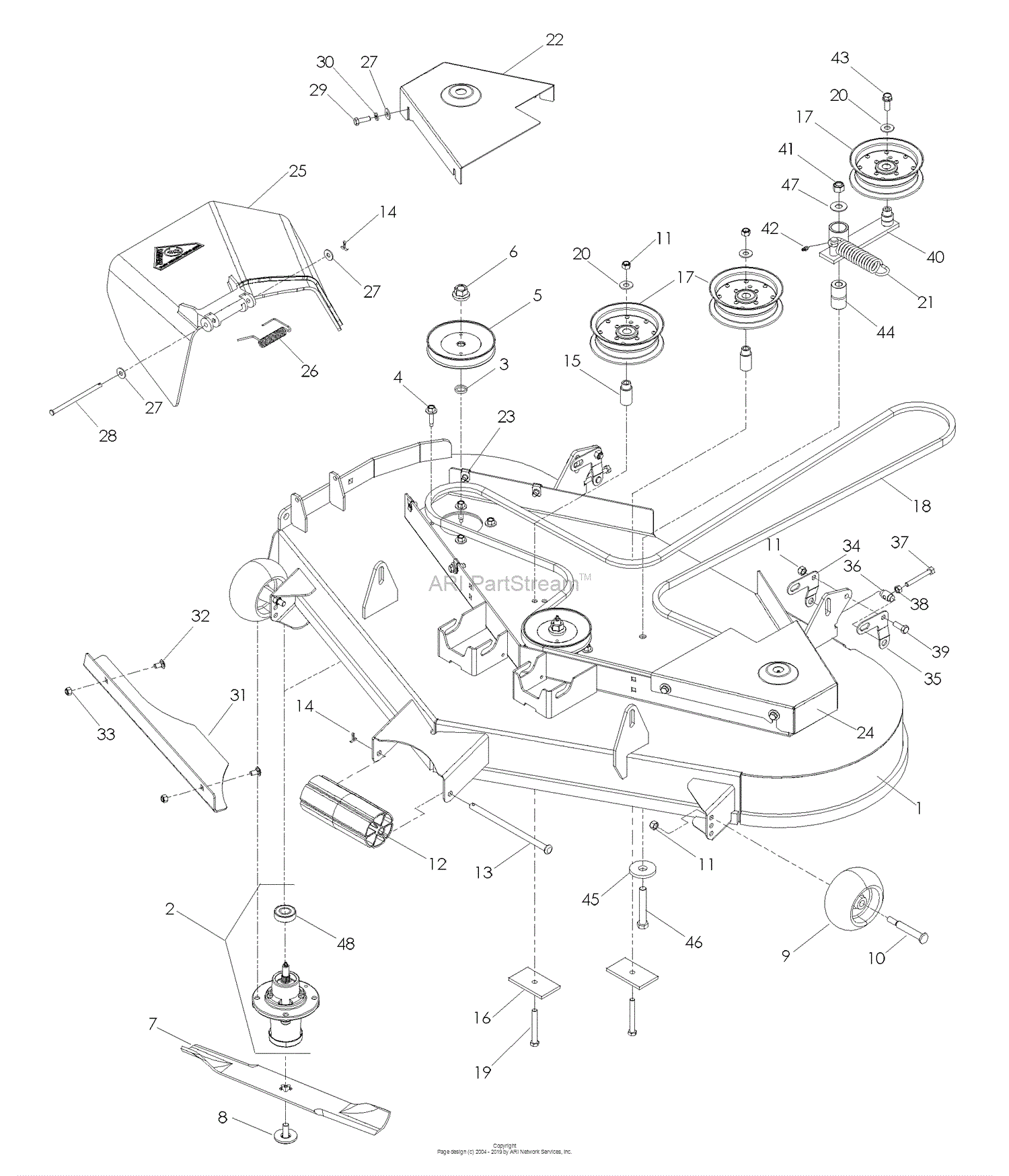 Husqvarna MZ 5225 C (968999748) (2007-11) Parts Diagram for 52