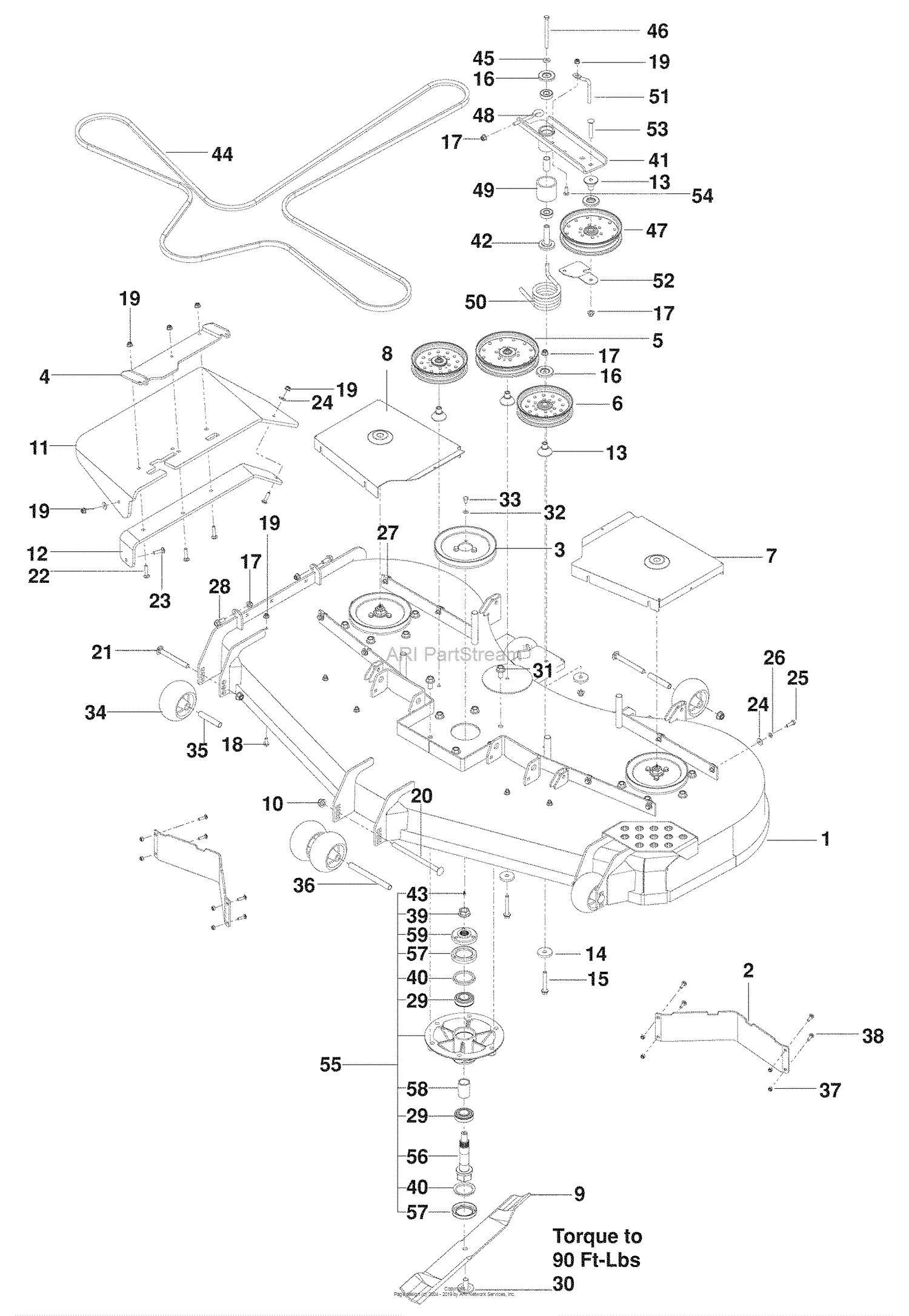 Husqvarna Pz 6034 Fx (966516801) (2009-09) Parts Diagram For 72