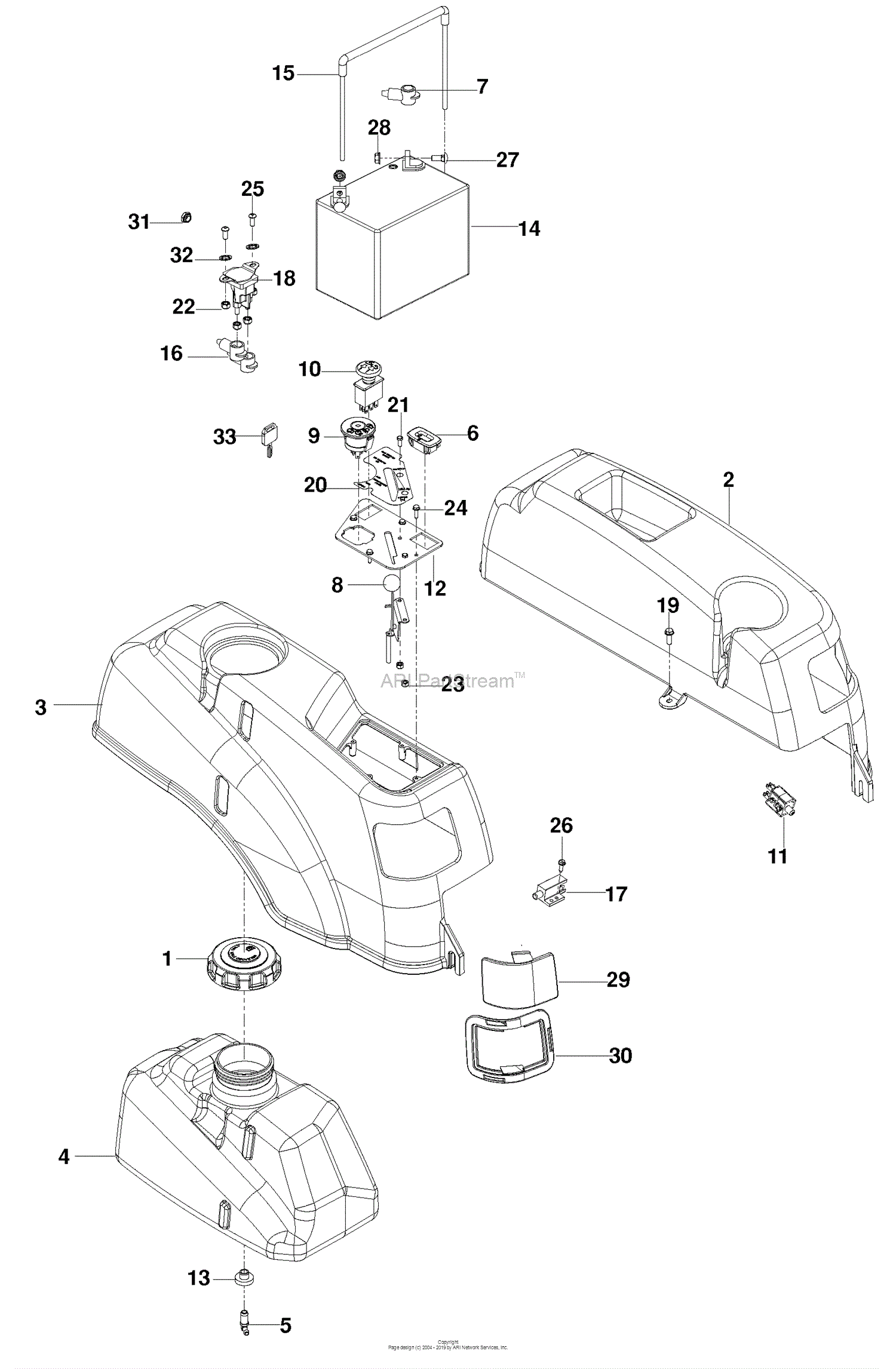 Husqvarna RZ4219R (966495701) (2010-01) Parts Diagram for Ignition