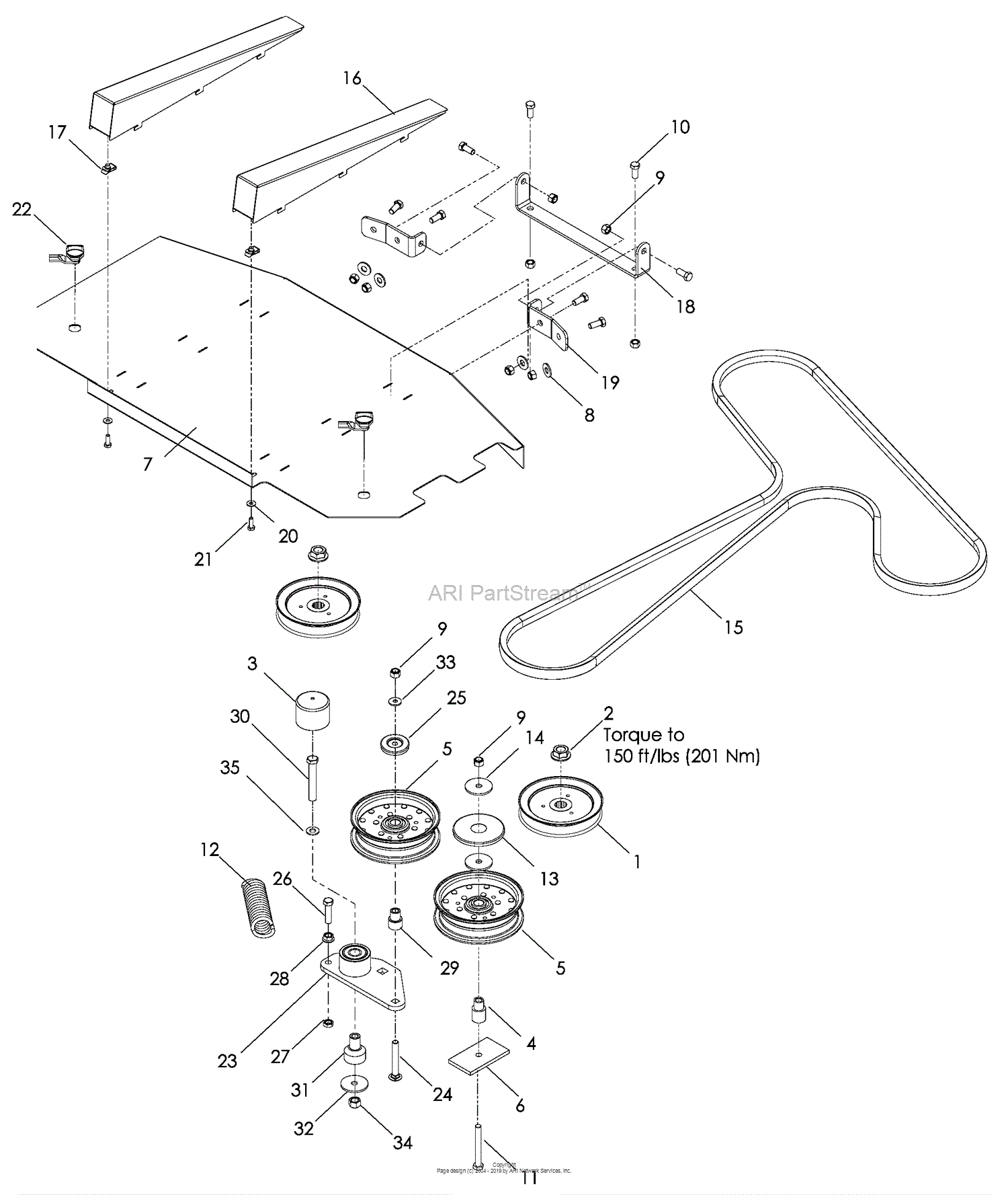 Husqvarna Wh 3615 (966947001) (2008-10) Parts Diagram For 36