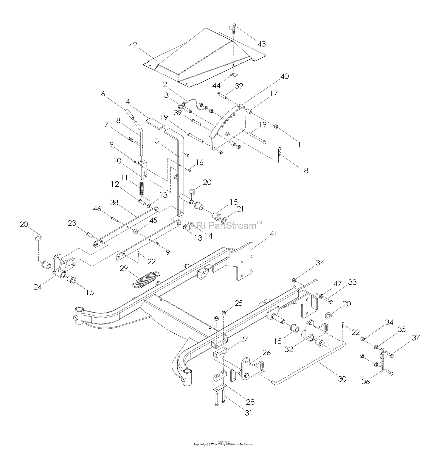 Husqvarna WH 4817 EFQ (968999252) (2006-12) Parts Diagram for Frame