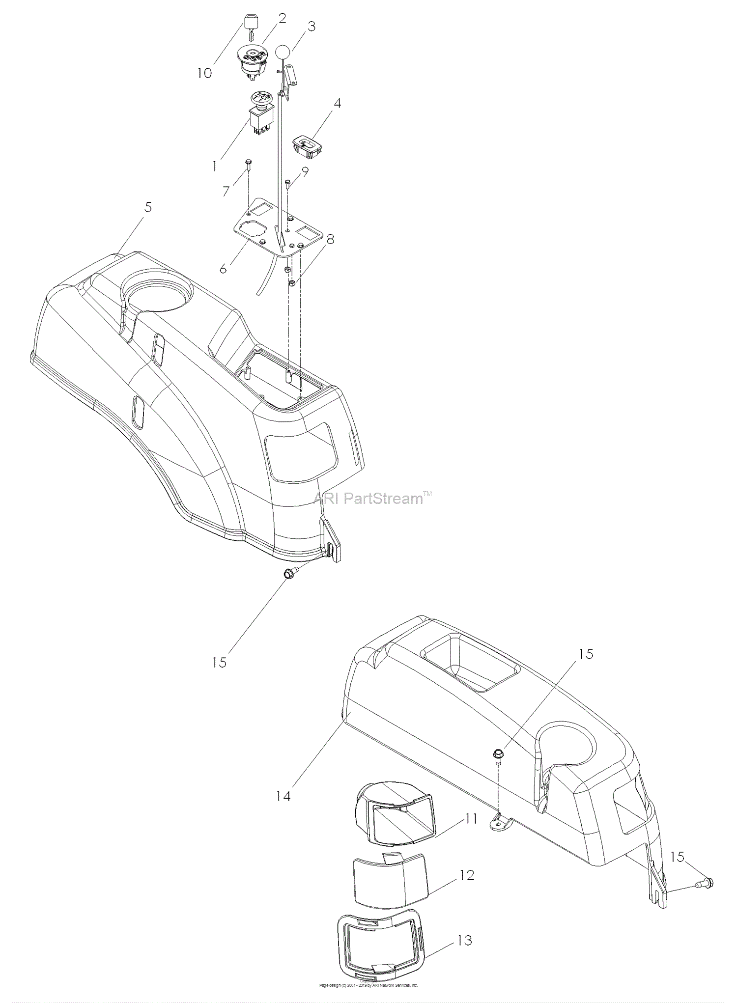 Husqvarna Z 4619 (968999656) (2007-04) Parts Diagram for Ignition System