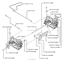 Husqvarna Z 4818 BIA (968999250) (2005-08) Parts Diagram for IZT 