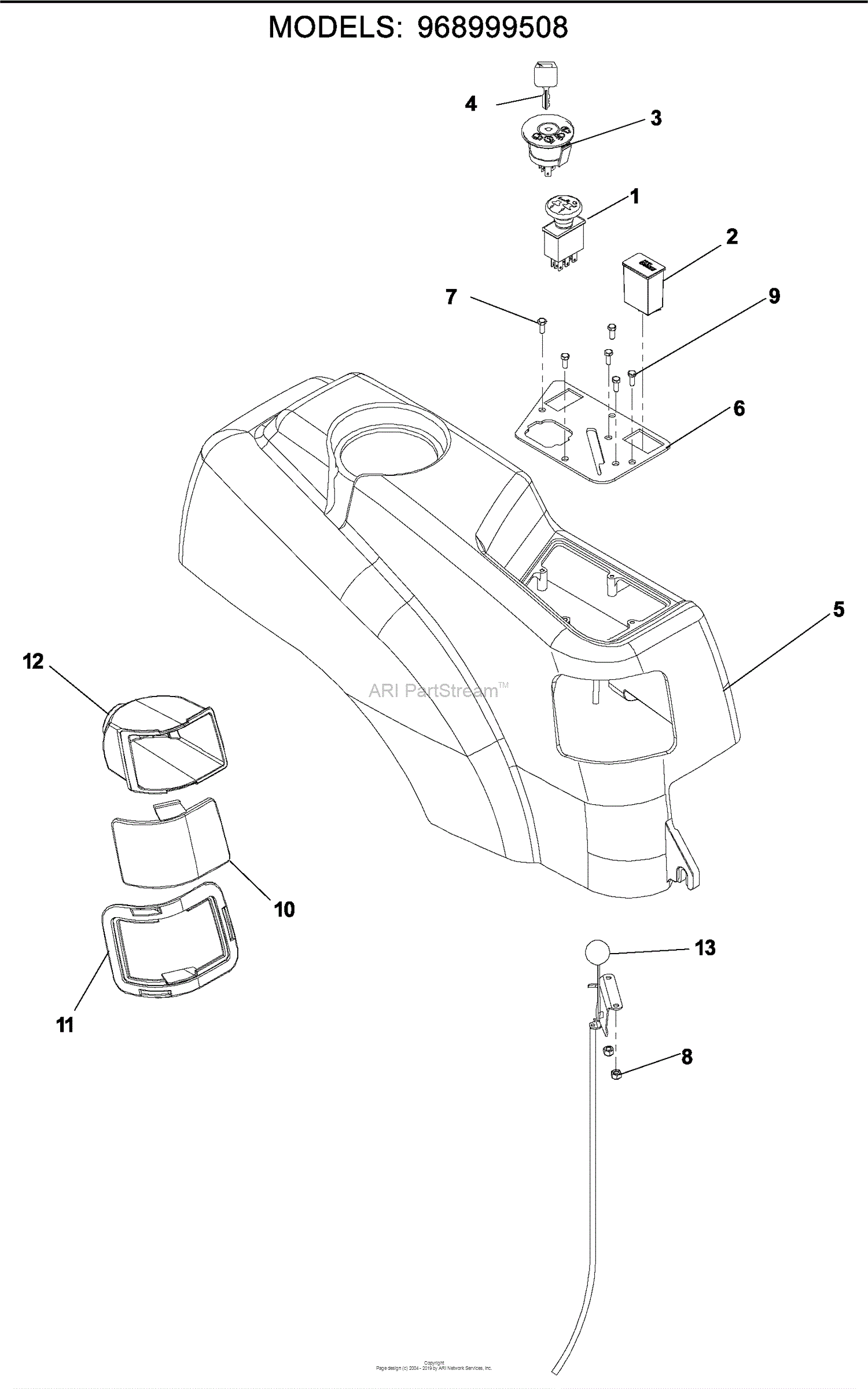 Husqvarna Z5426 (968999508) (2007-04) Parts Diagram For Controls