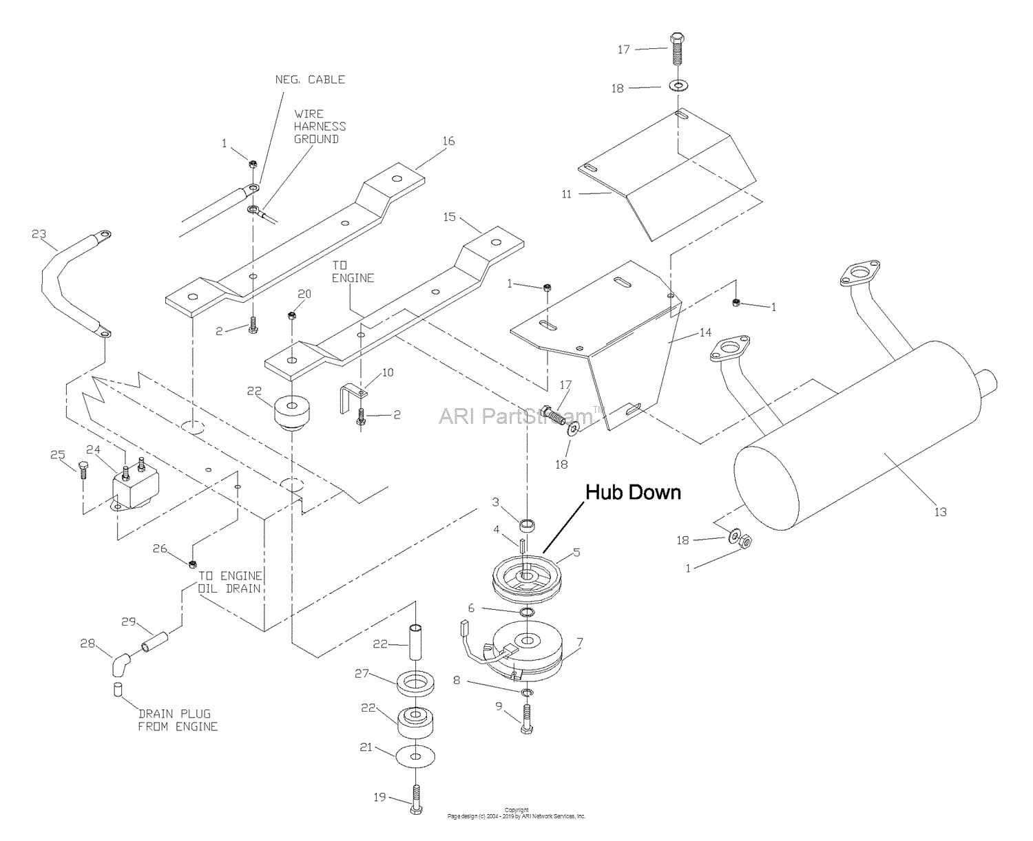 Husqvarna ZTH 6125 KOA (968999165) (2002-10) Parts Diagram for Engine