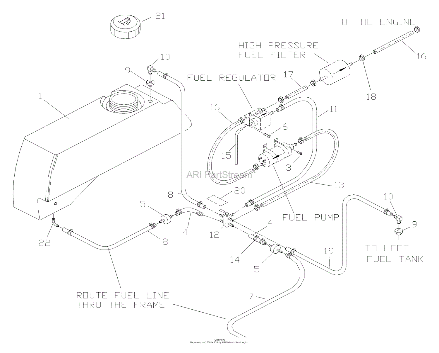Husqvarna ZTH 6125 KOA (968999187) (2006-04) Parts Diagram for EFI 