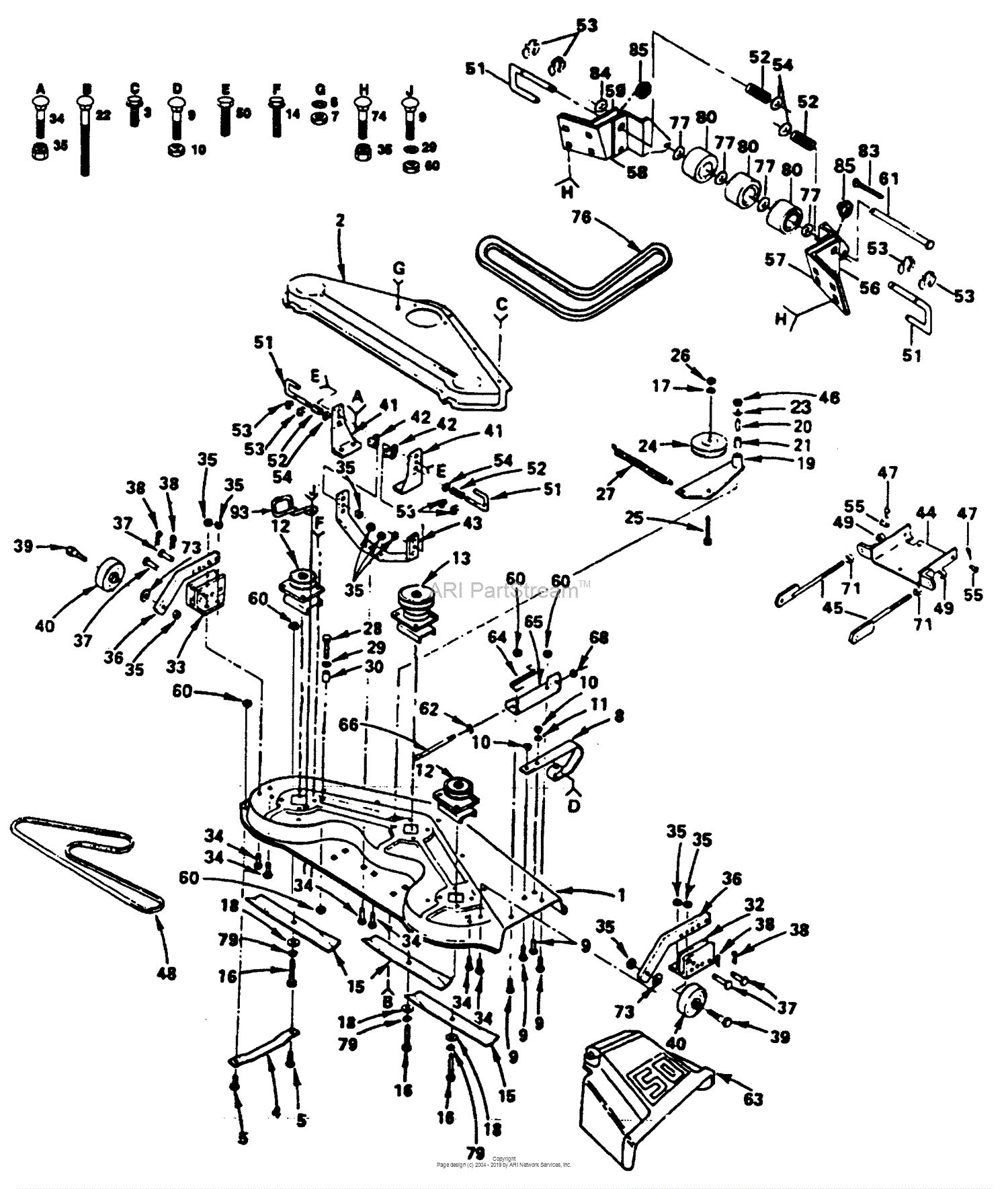 Husqvarna Gt H D Parts Diagram For Mower