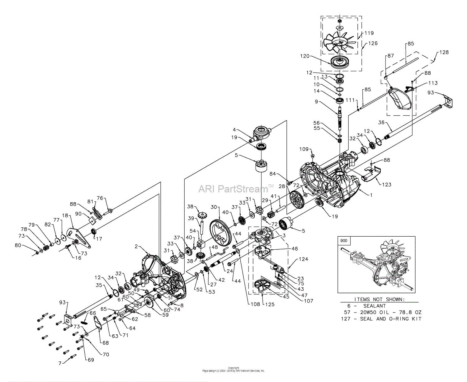 Husqvarna GTH 2448 T (917.279260) (960430009) (2006-06) Parts Diagram ...