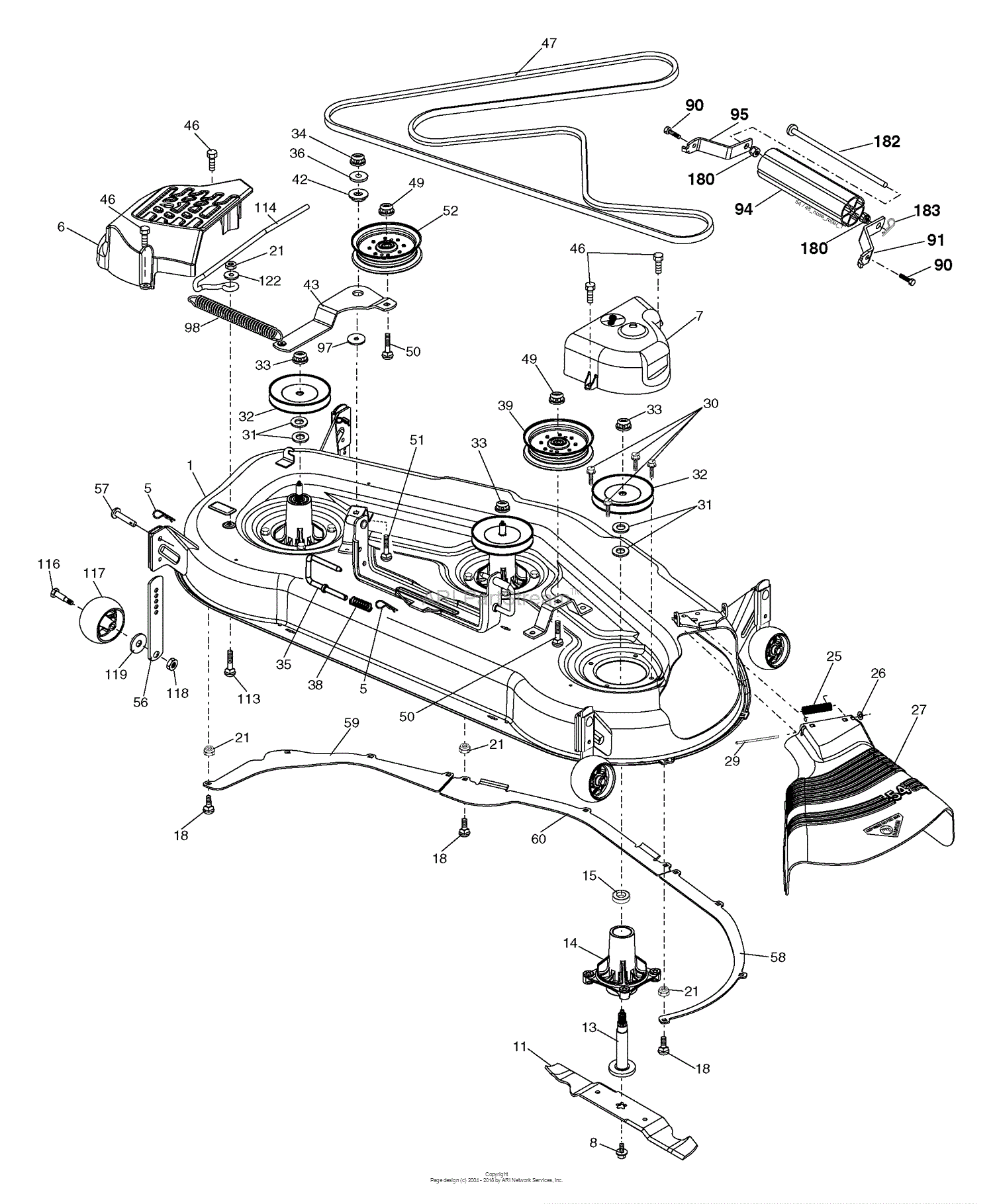 45 Husqvarna Lawn Mower Deck Diagram Modern Wiring Diagram