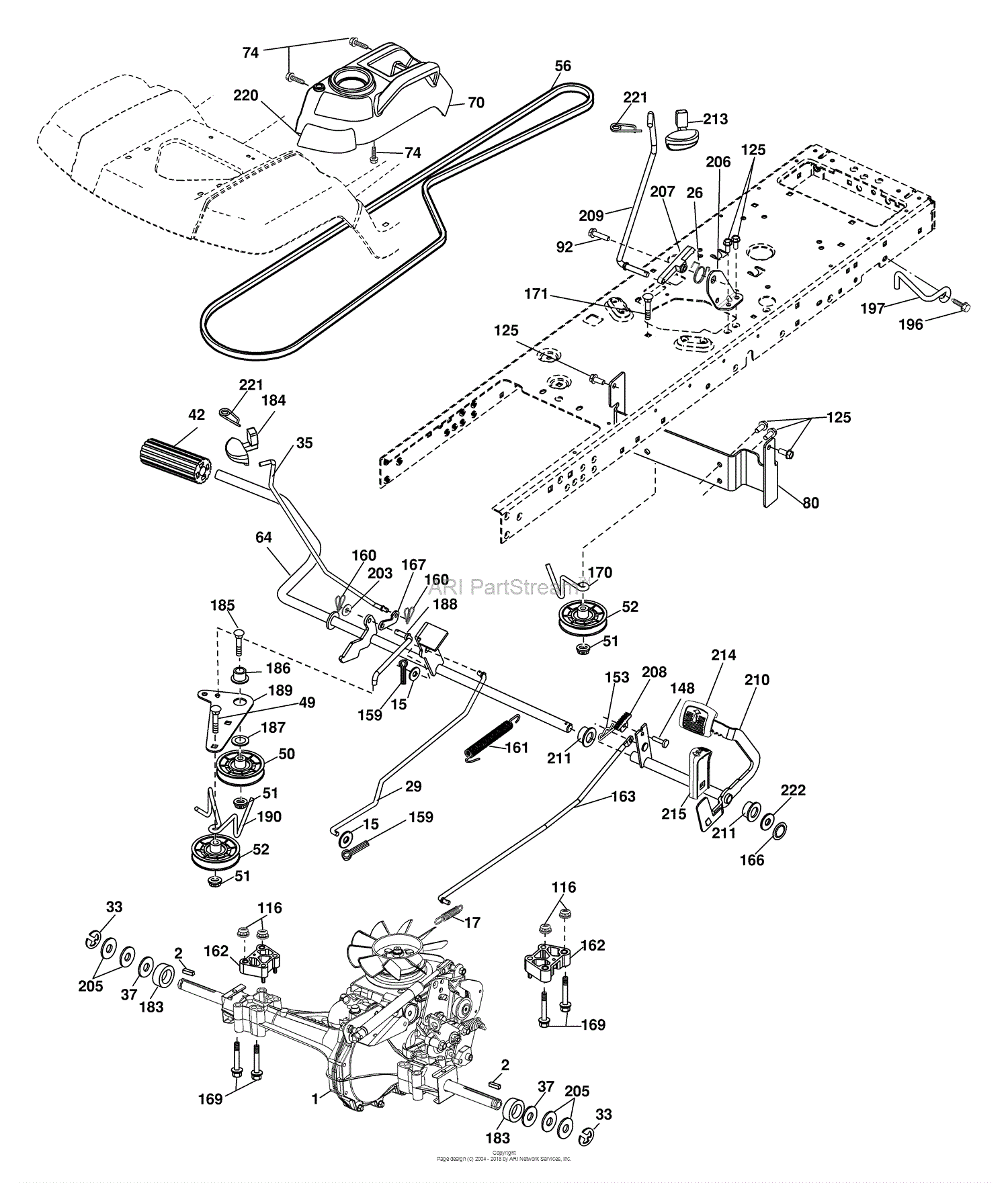 Husqvarna LOYTH 20 F 42 T (96045000200) (2006-02) Parts Diagram for ...